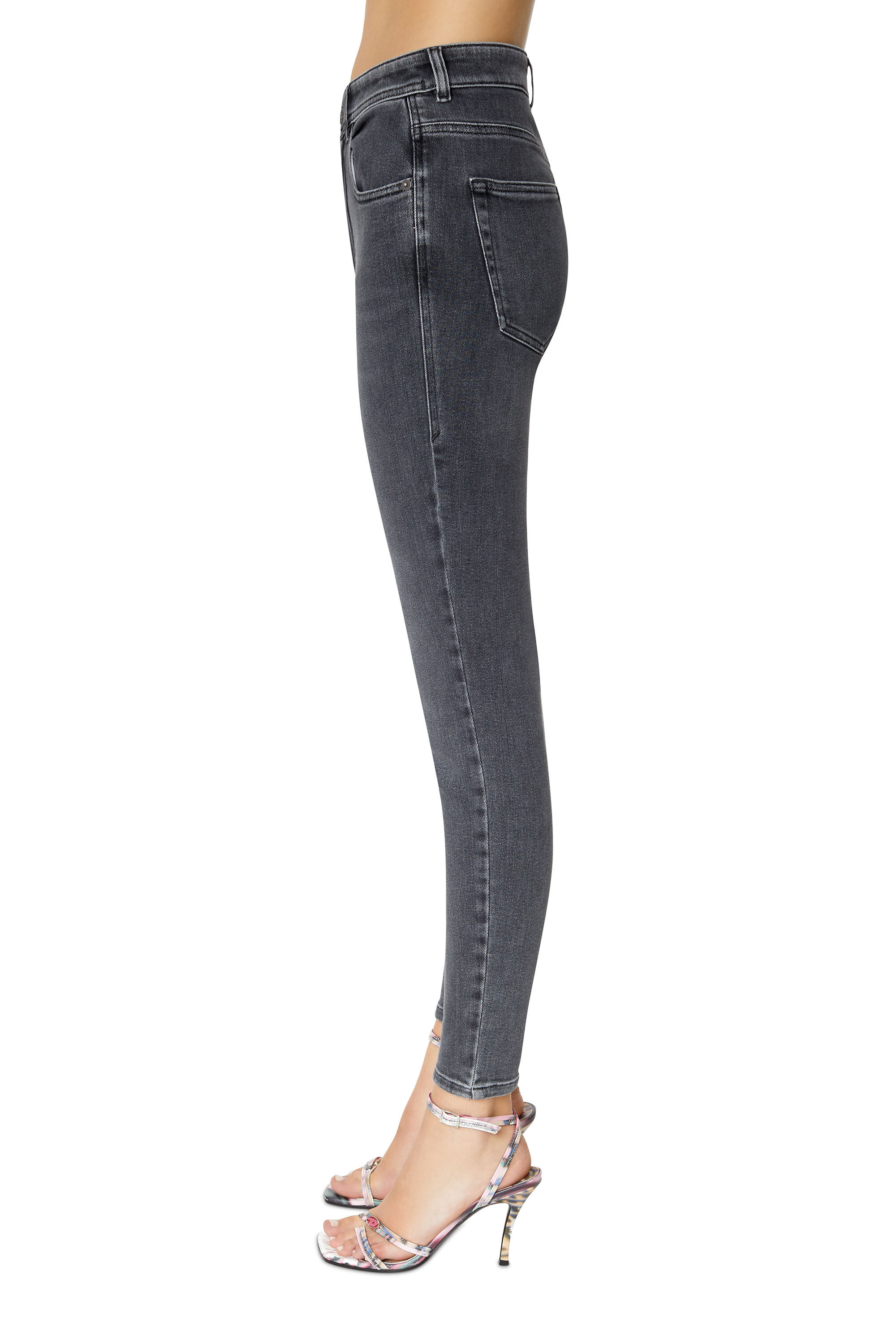 1984 SLANDY-HIGH Woman: Super skinny grey Jeans | Diesel.com