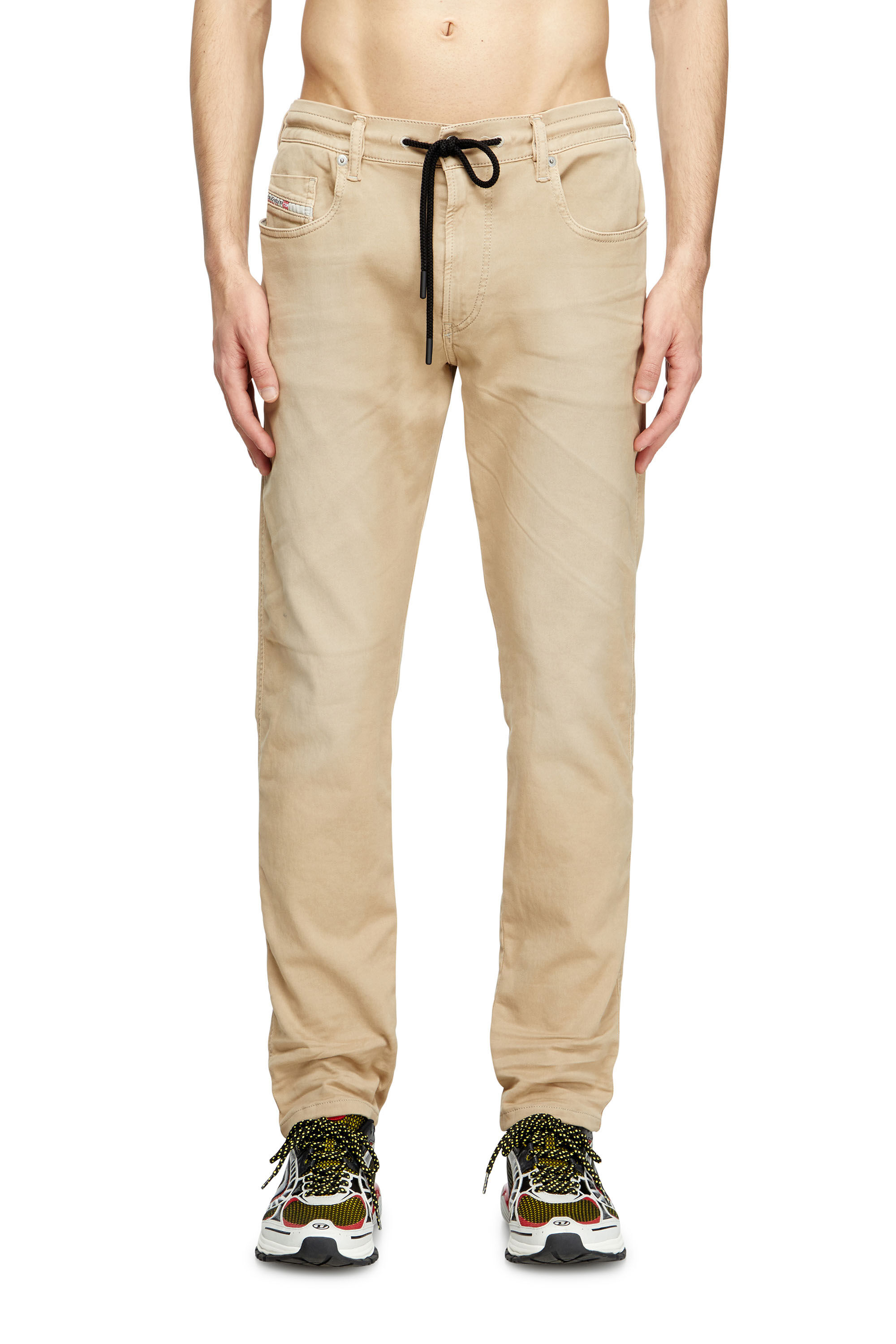 Diesel - Slim 2062 D-Strukt Joggjeans® 0670M Hombre, Marrón Claro - 3