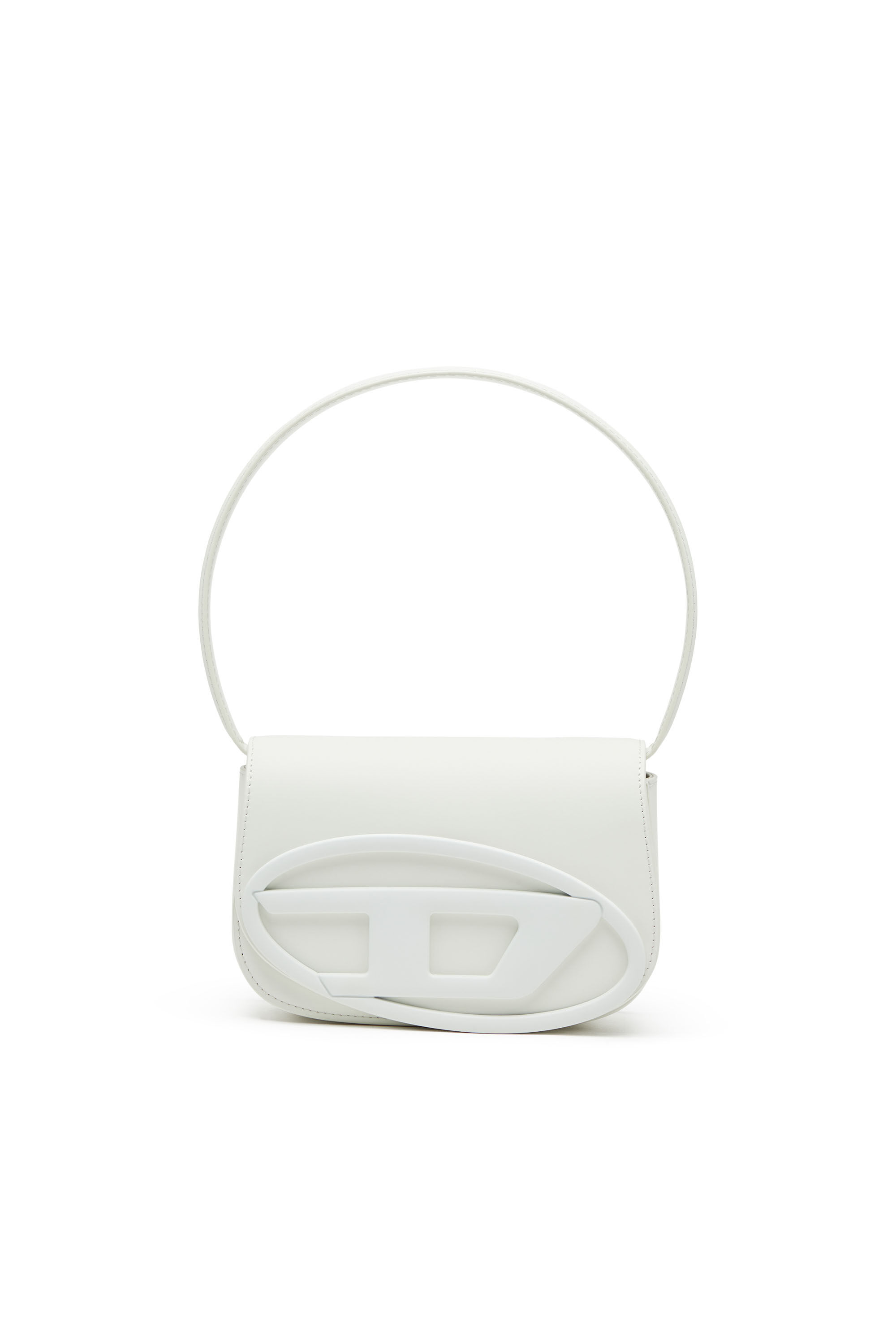 たぬき 希少 Women's 1DR-Iconic shoulder bag in matte leather | White バッグ