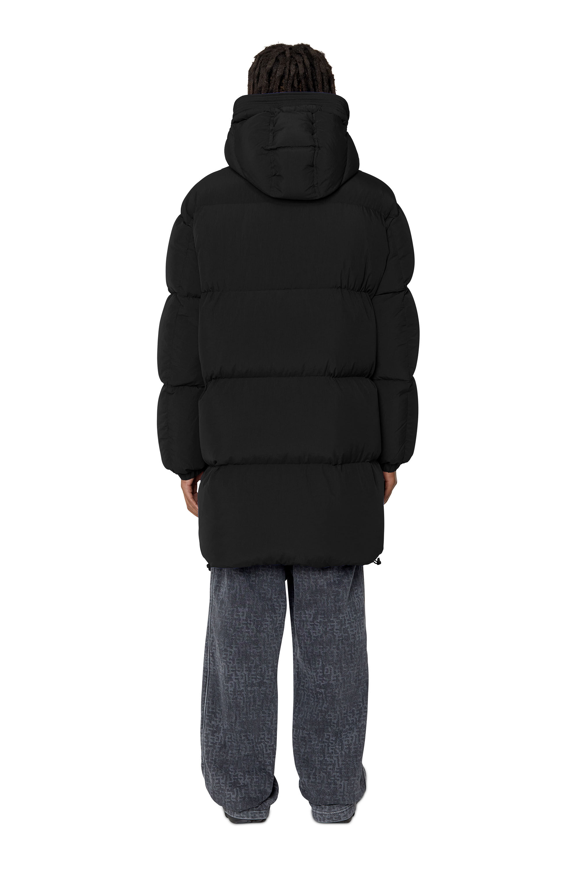 W-ROLF-LONG-NW Man: Polygiene ViralOff® down coat | Diesel