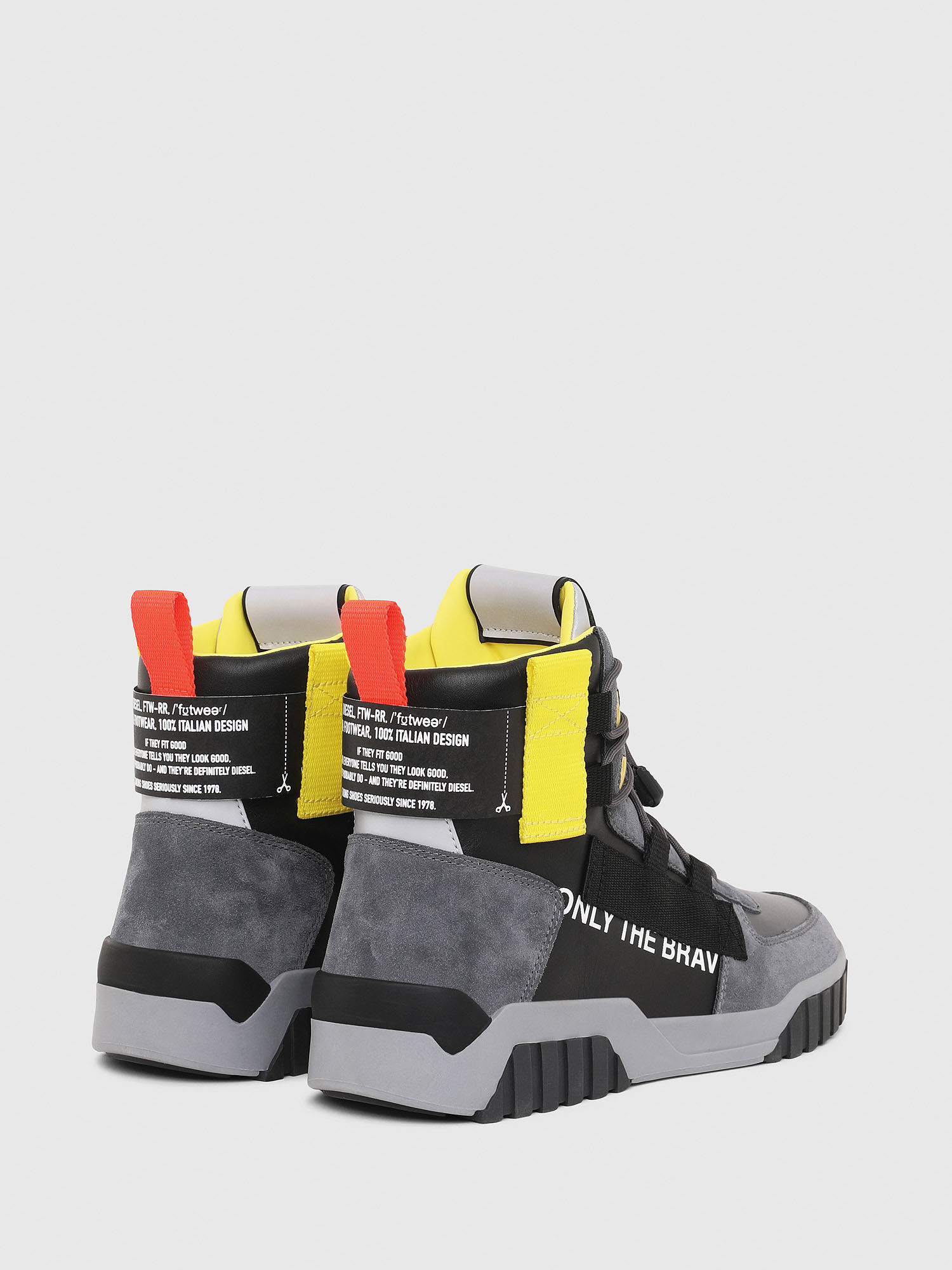 S-RUA MID SP Men: High-top sneakers with toggle laces | Diesel