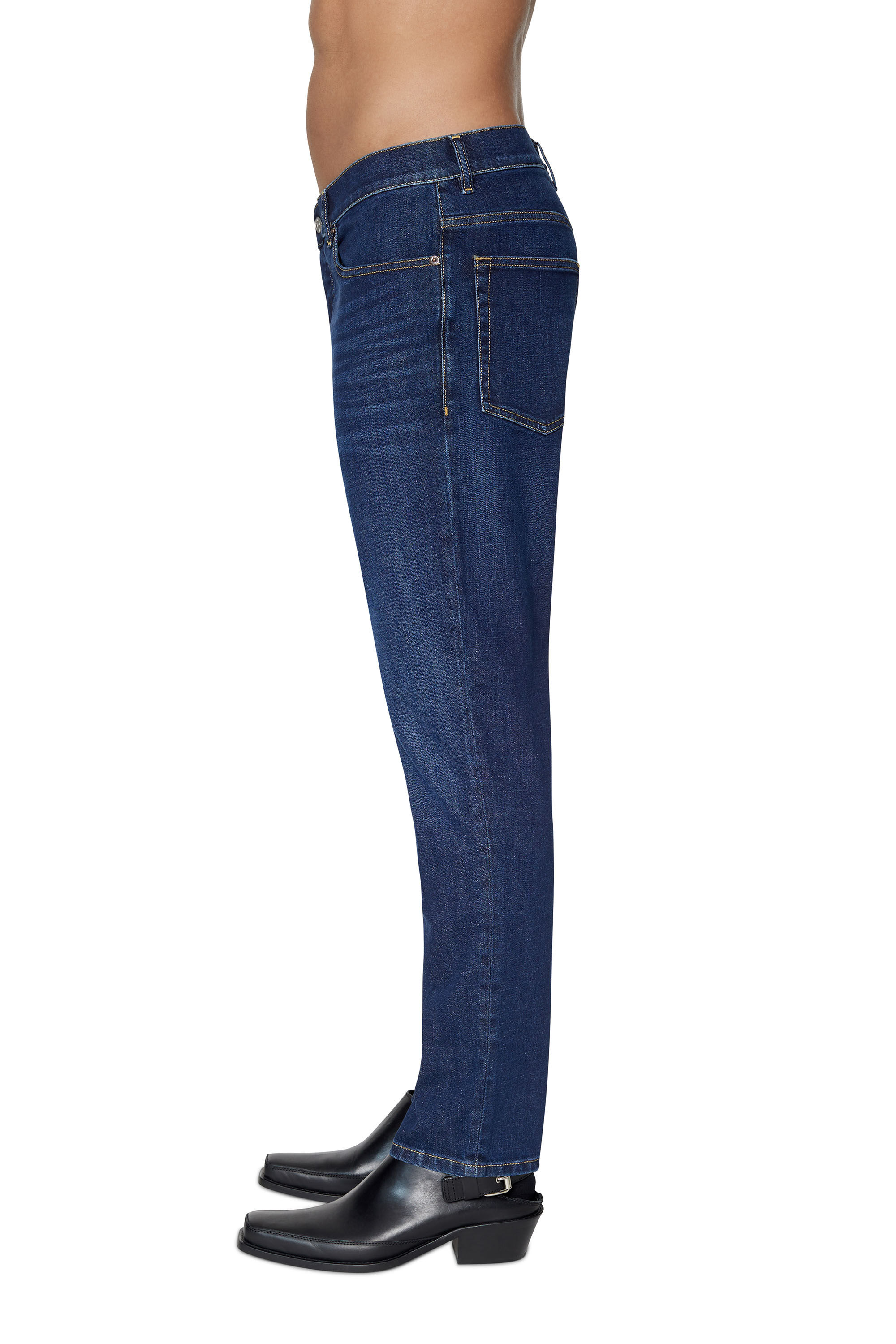 Diesel - 2005 D-Fining 09B90 Tapered Jeans, Azul Oscuro - Image 5