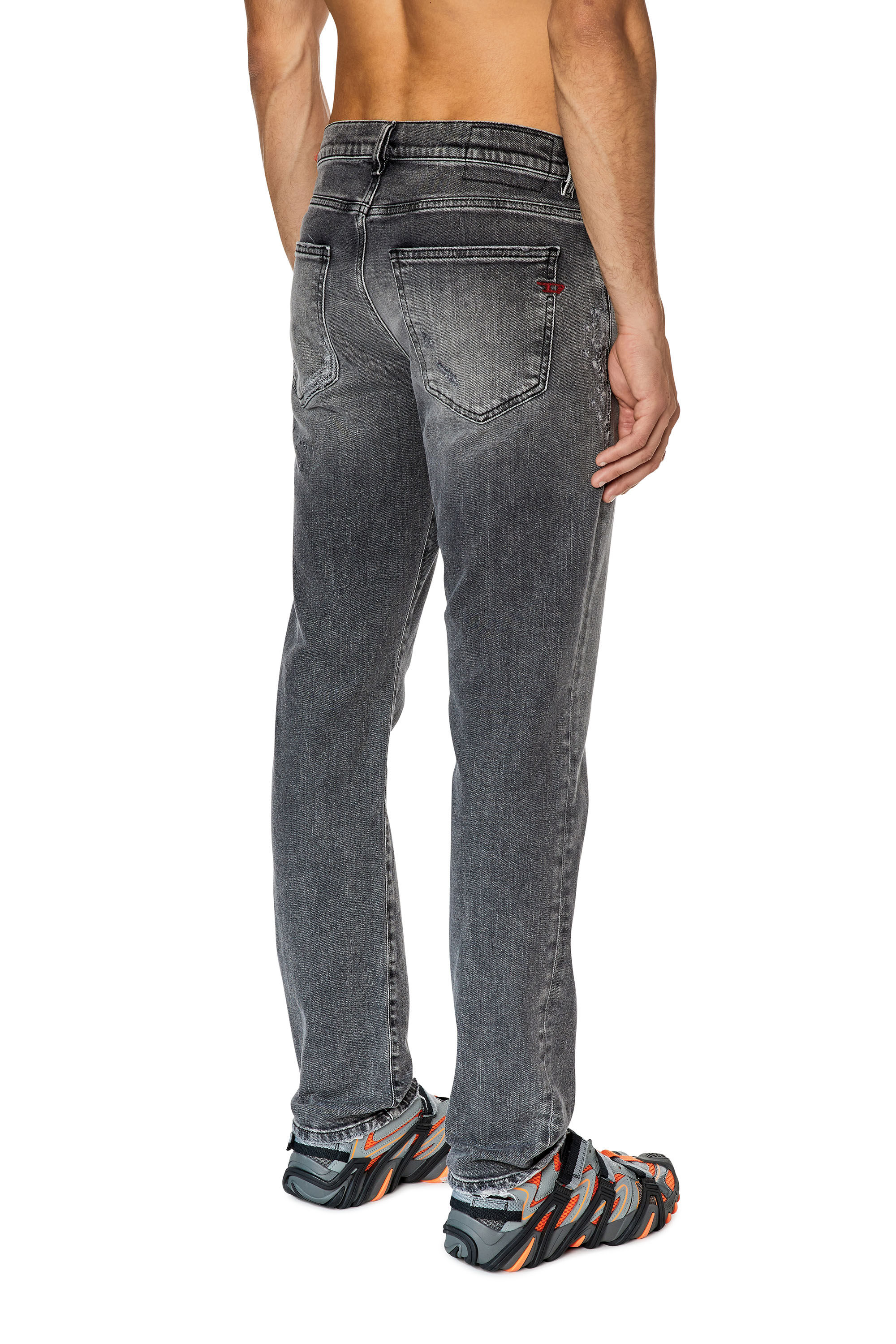 ☆BADBLOOD☆ 2019 D STRUCTURED TROUSERS DENIM PANTS DARK GRE 2019 D-STRUKT Man: Slim Light grey Jeans | Diesel