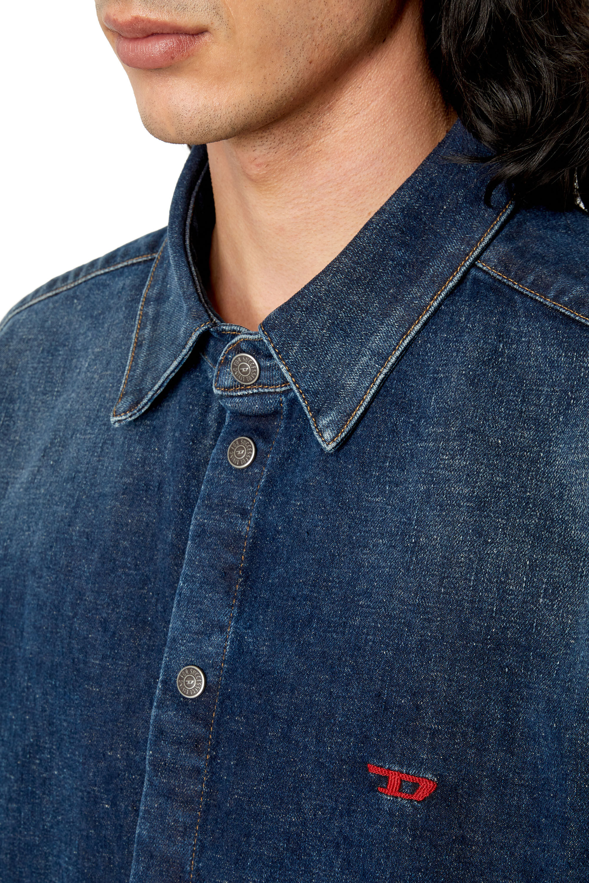 Camisa jeans diesel clearance