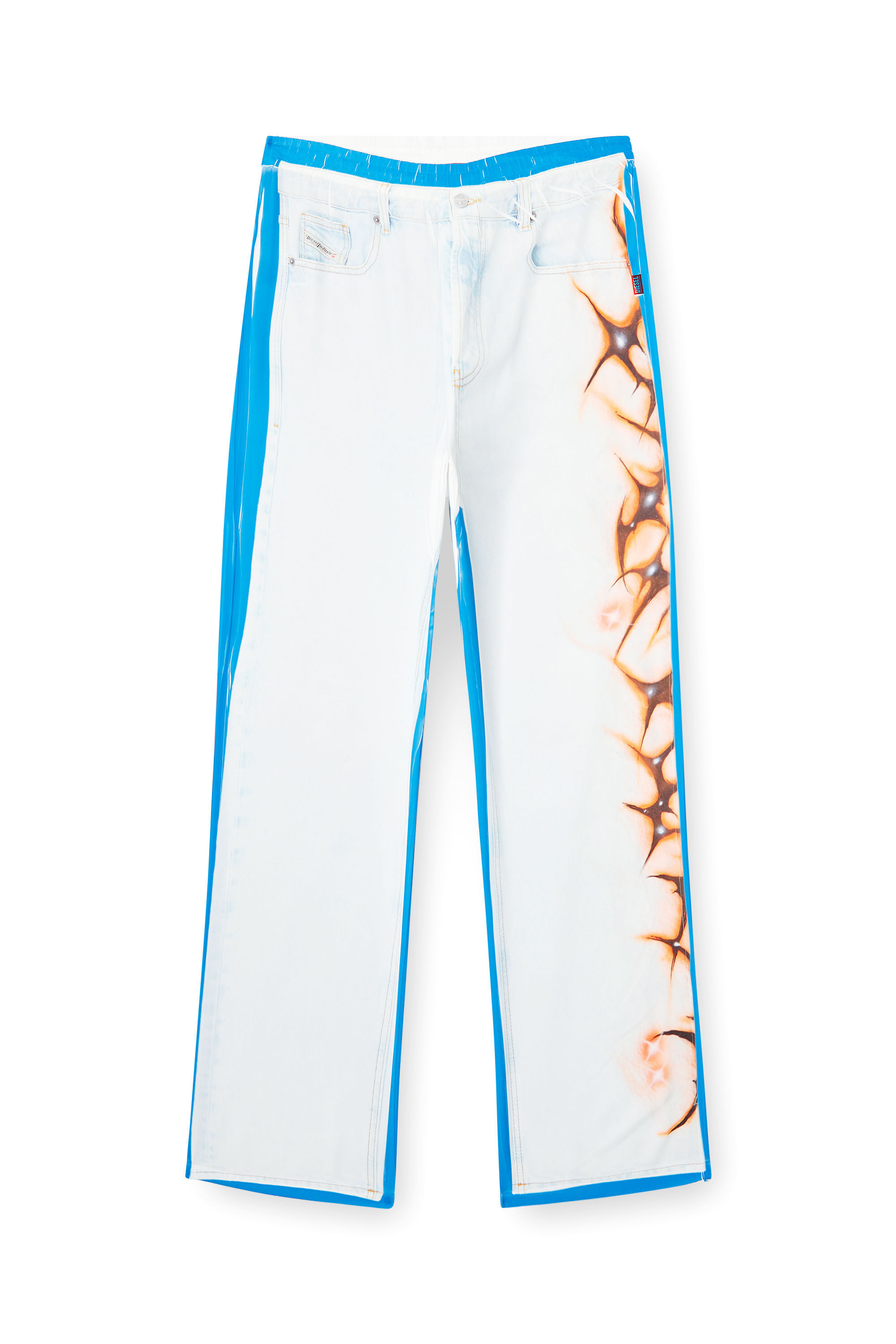 Diesel - P-AFTER-GRAFFITI-JAP, Pantalón holgado con estampado graffiti Unisex in Multicolor - 2