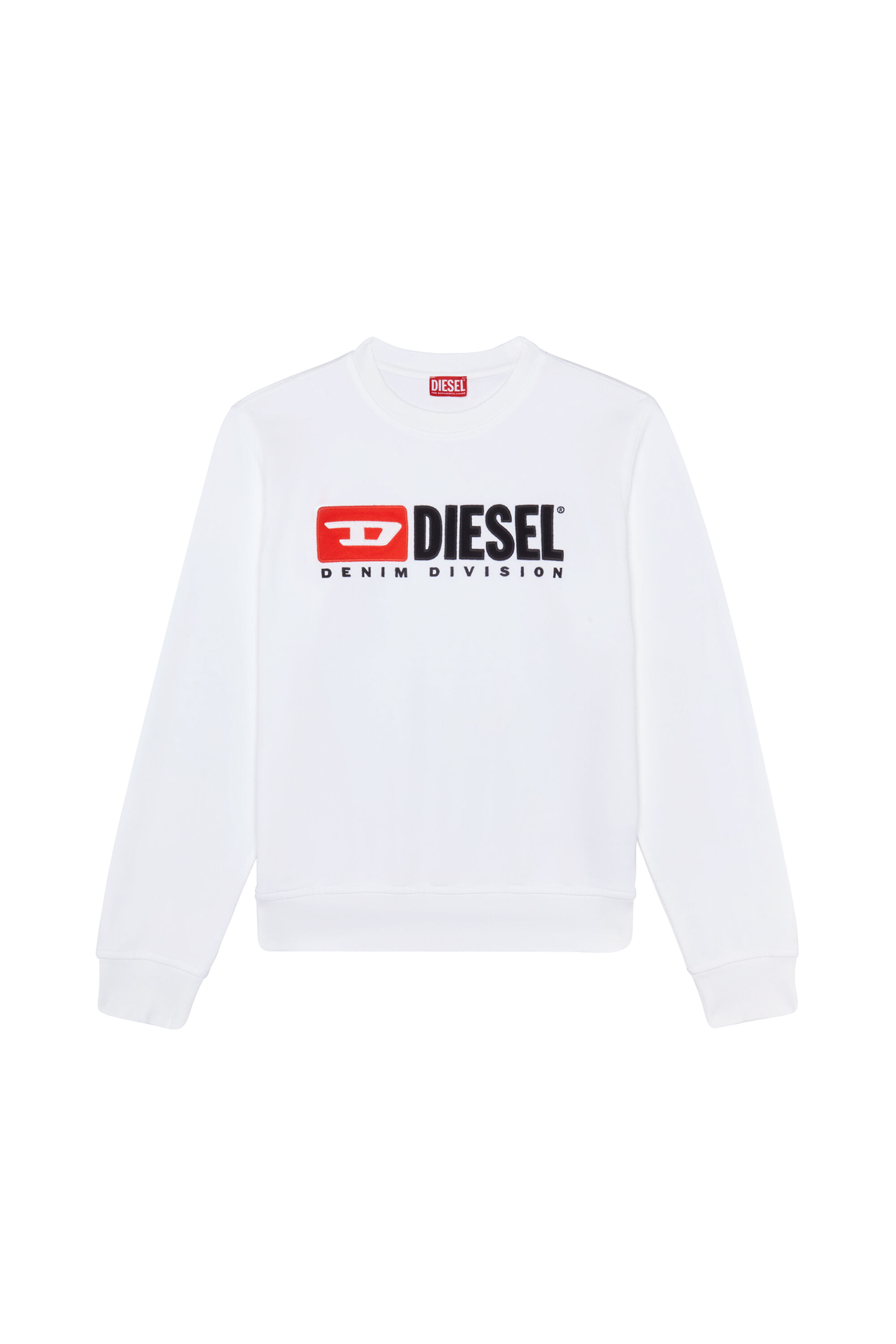 S-GINN-DIV Man: Sweatshirt with logo appliqué | Diesel S-GINN-DIV Man: Sweatshirt with logo appliqué | Diesel