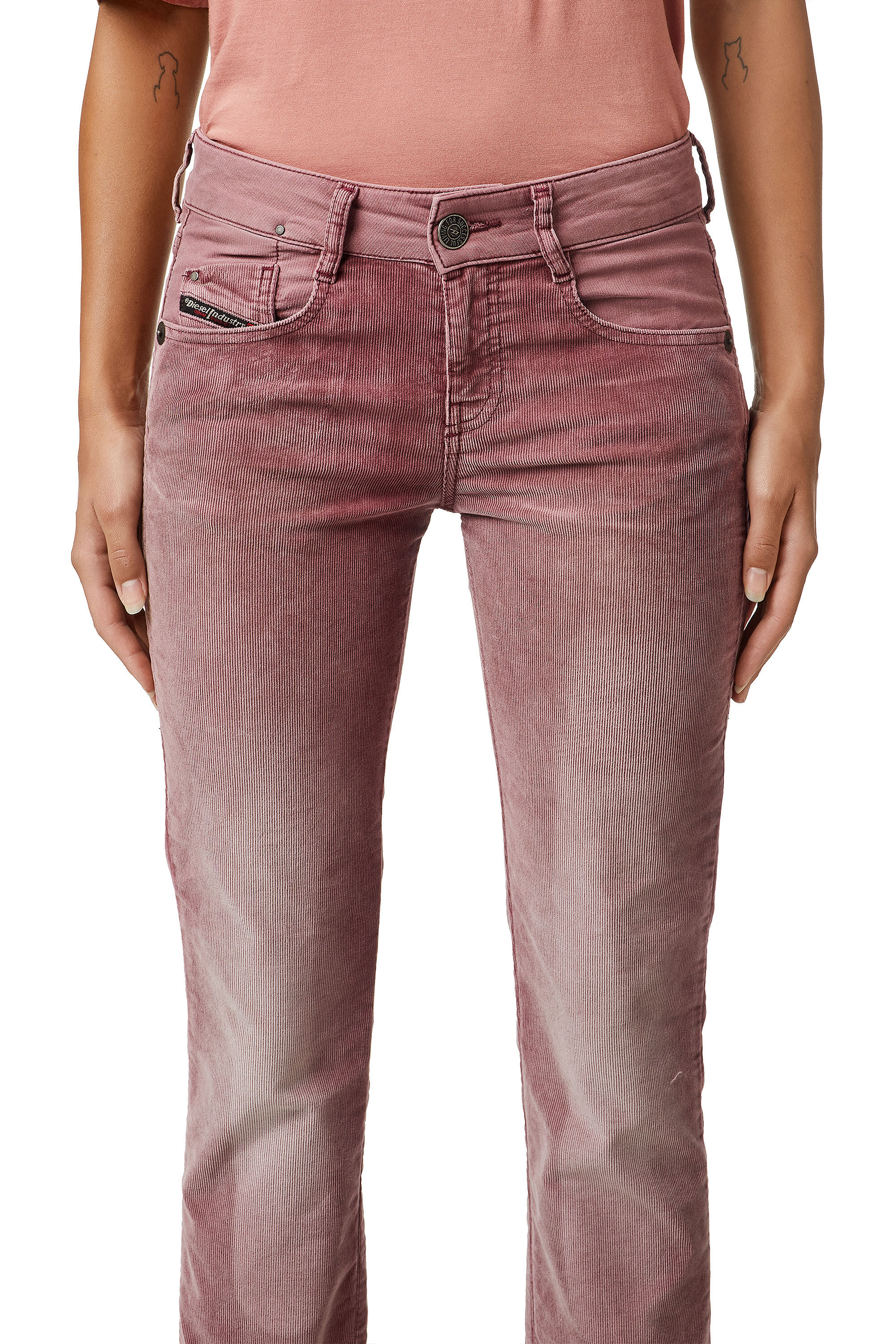 D-EBBEY-KYV: Bootcut and Flare Colored Jeans | Diesel