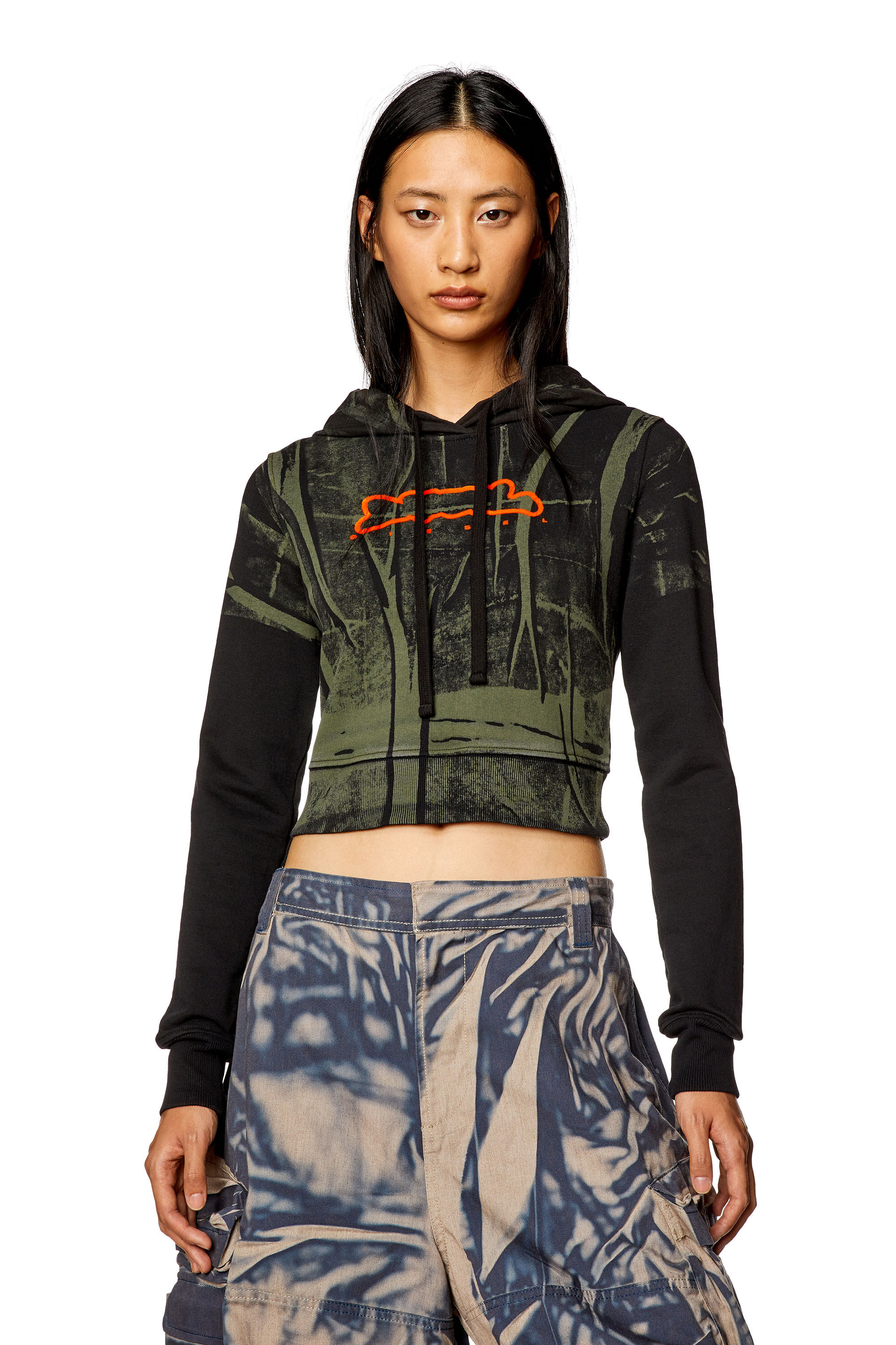 Diesel sales crop hoodie