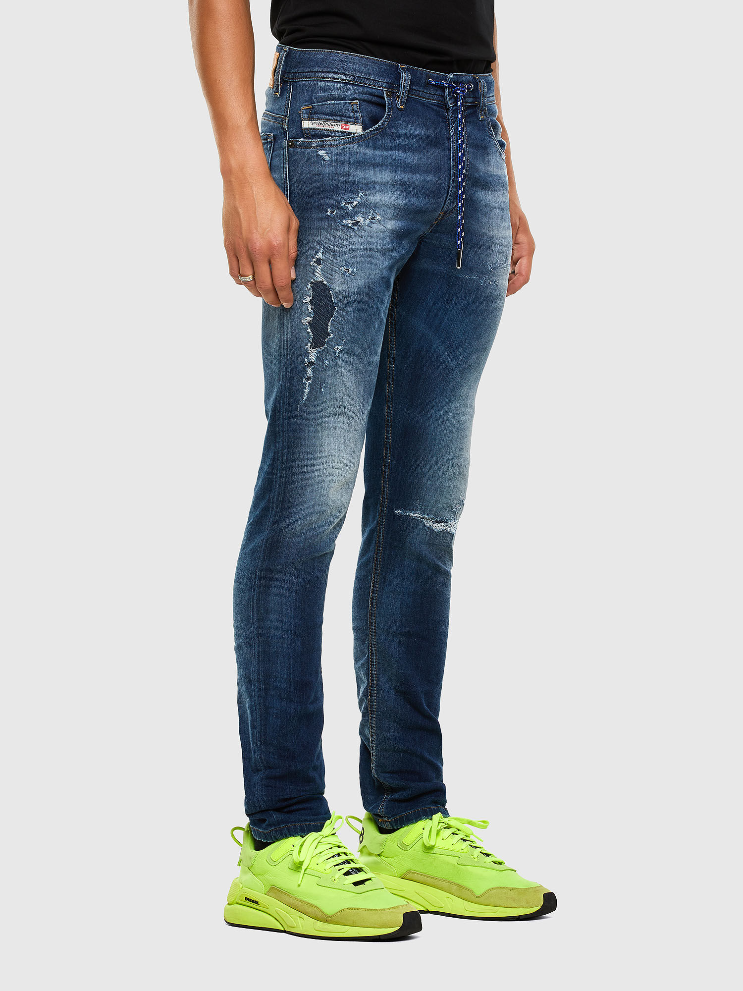 Thommer JoggJeans 069PL Man: Slim Dark blue Jeans | Diesel