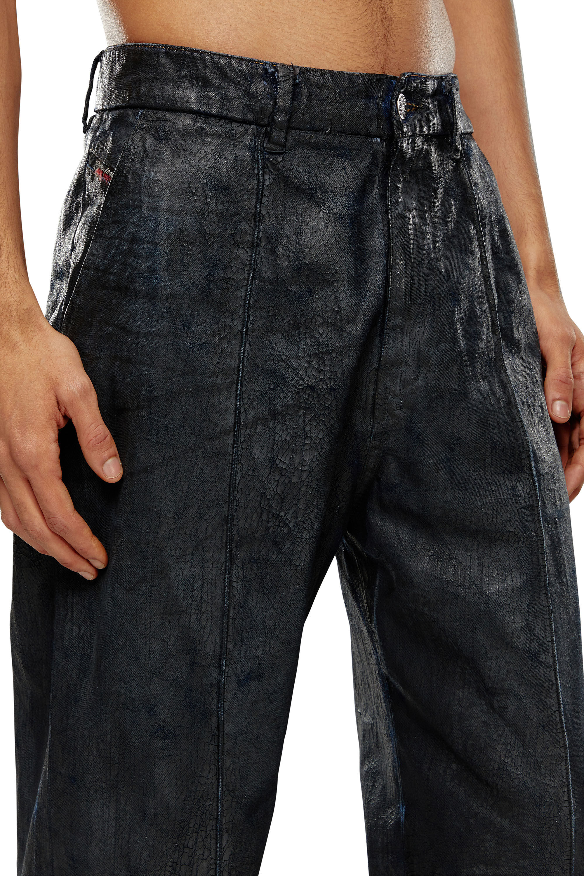 Diesel - Straight Jeans D-Chino-Work 0PGAZ, Negro - Image 5
