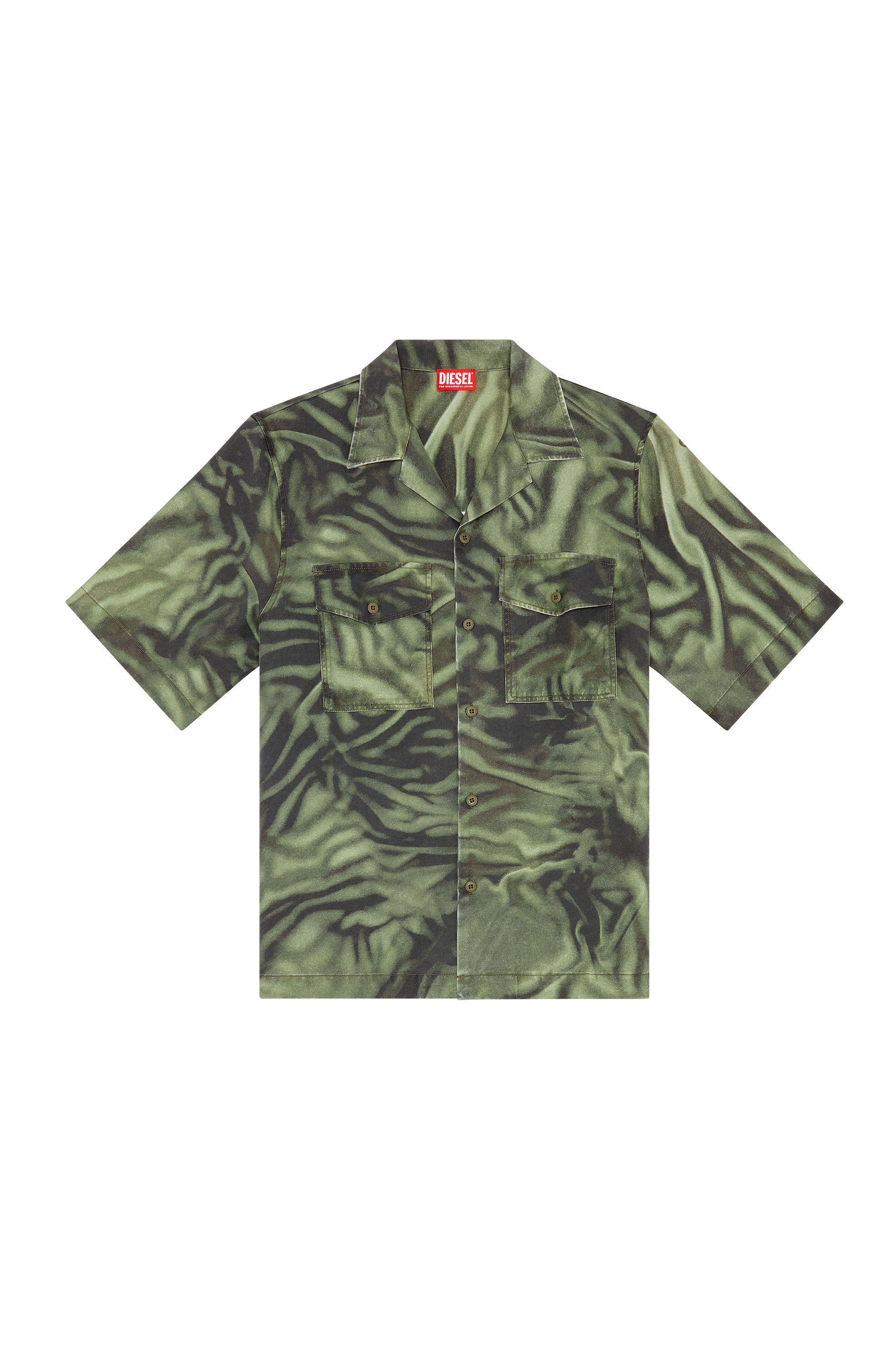 Supreme tiger stripe sales rayon shirt