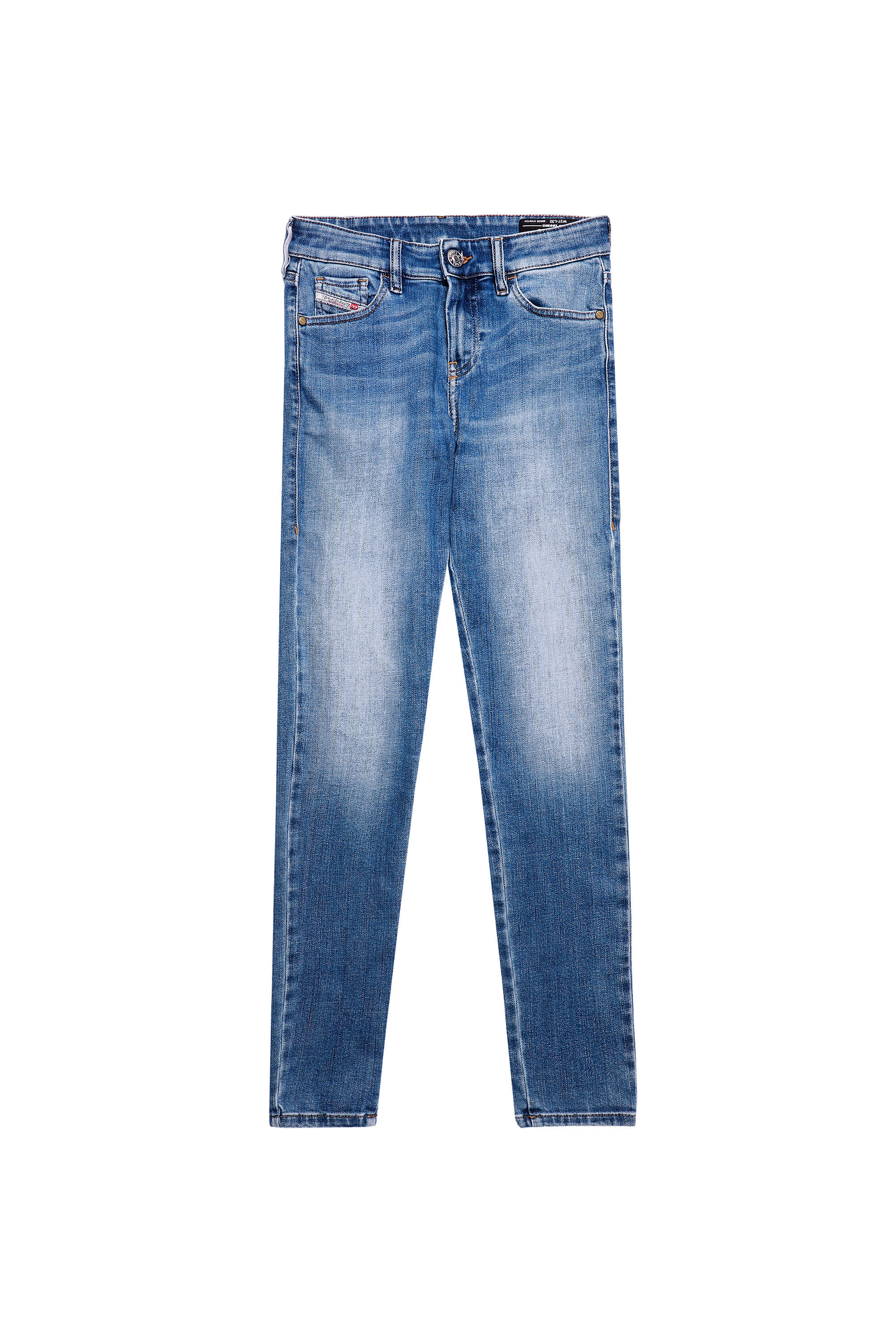 Diesel - Slandy Skinny Jeans 009QS, Light Blue - Image 2