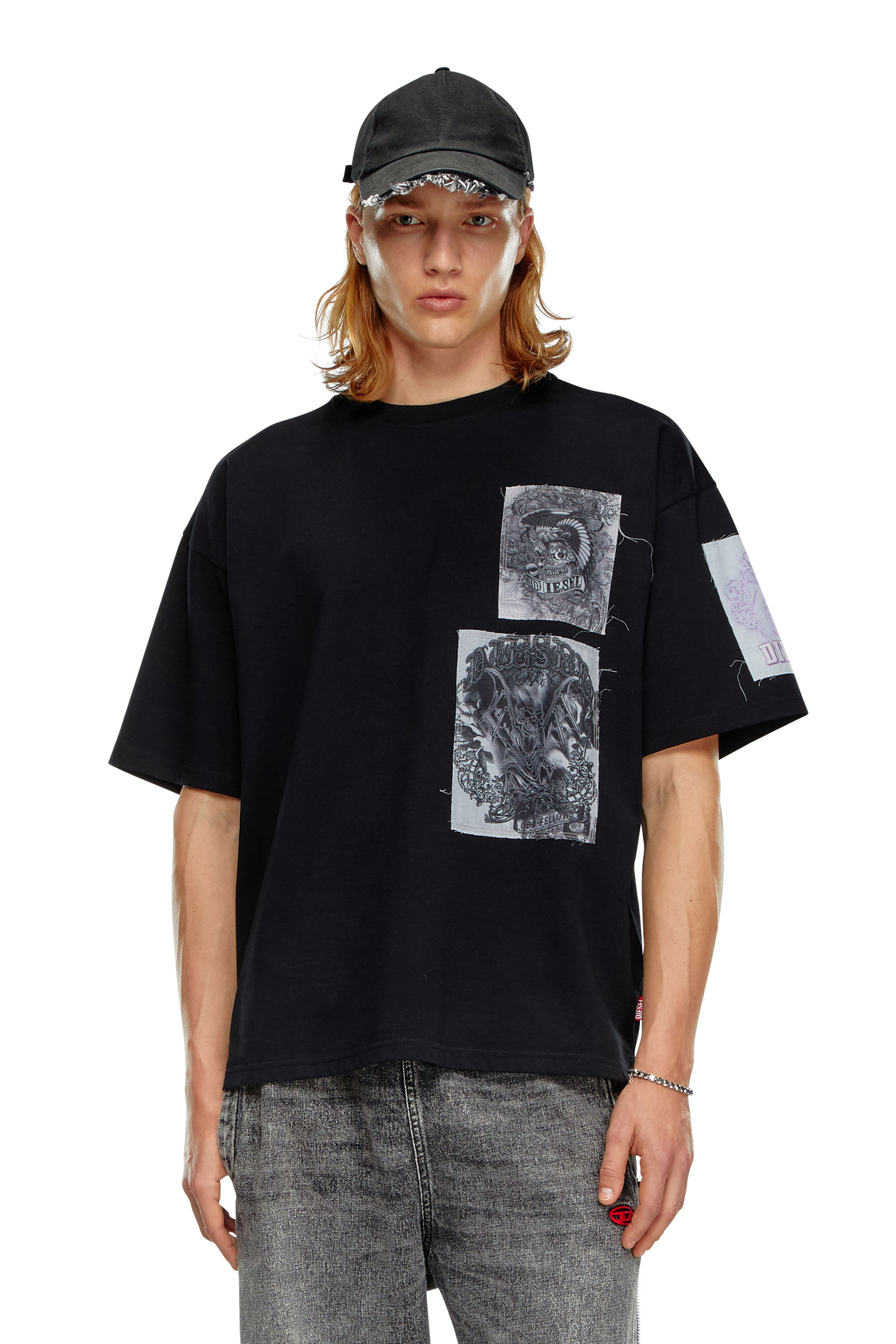 【DIESEL】T-Boxt-Ls-Q10 Diesel Diesel T-Boxt-Ls-Q10 Long Sleeved T-Shirt - T-Shirts
