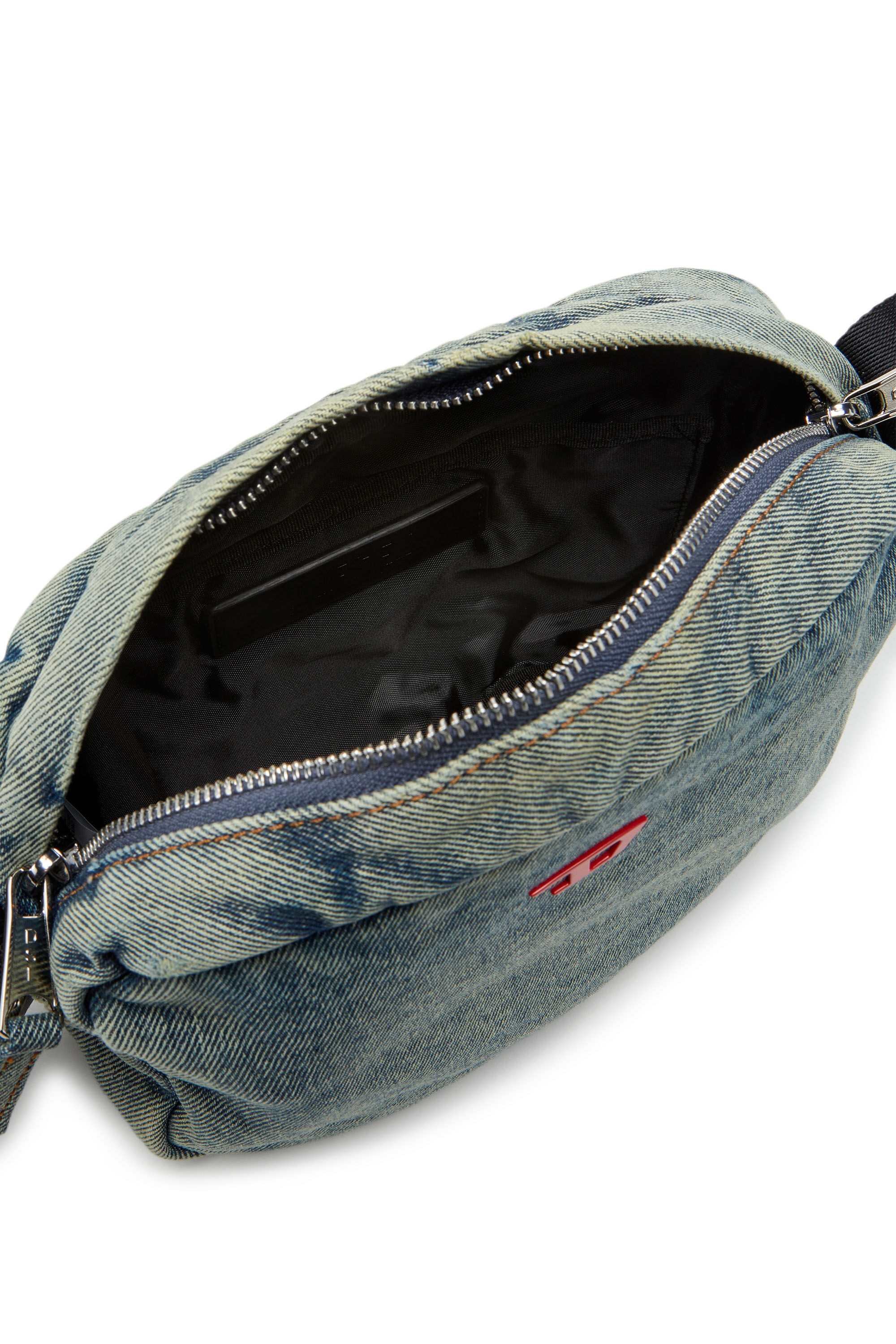 Men's Rave-Camera bag in solarised denim | Blue | Diesel