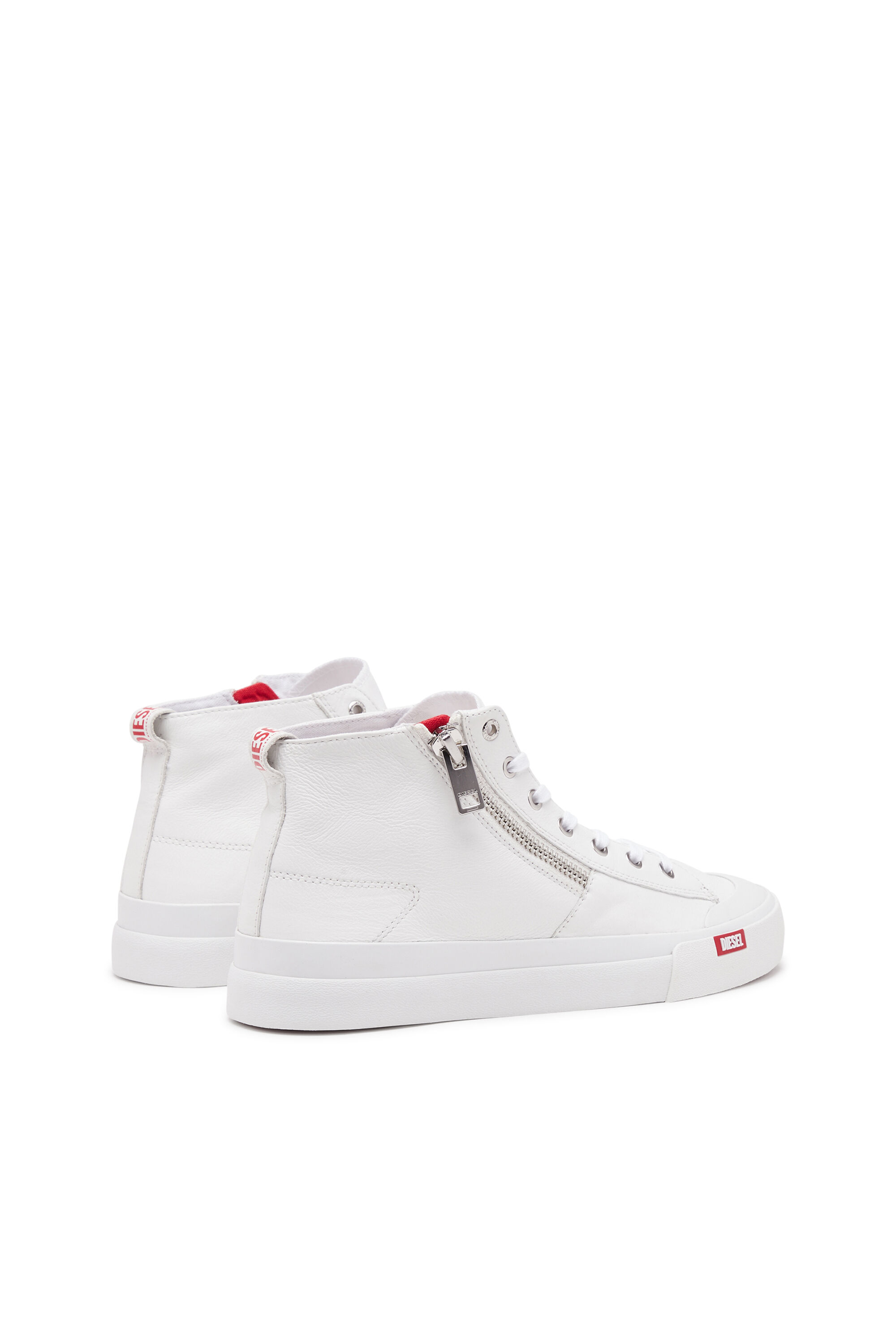 Men's S-Athos Zip-High-top sneakers in premium leather