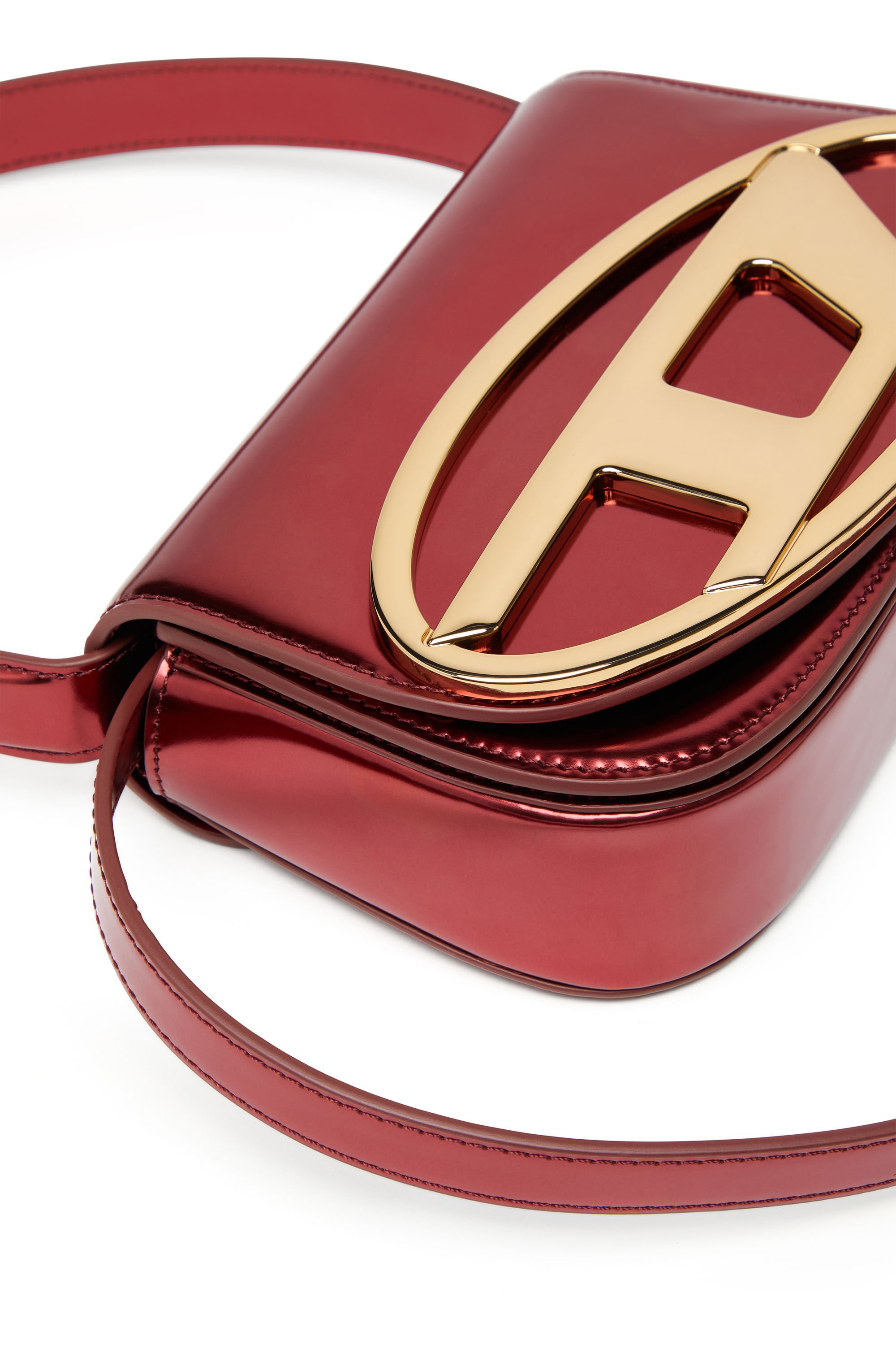 CL 1DR Woman Dark red hue Leather shoulder bag Diesel