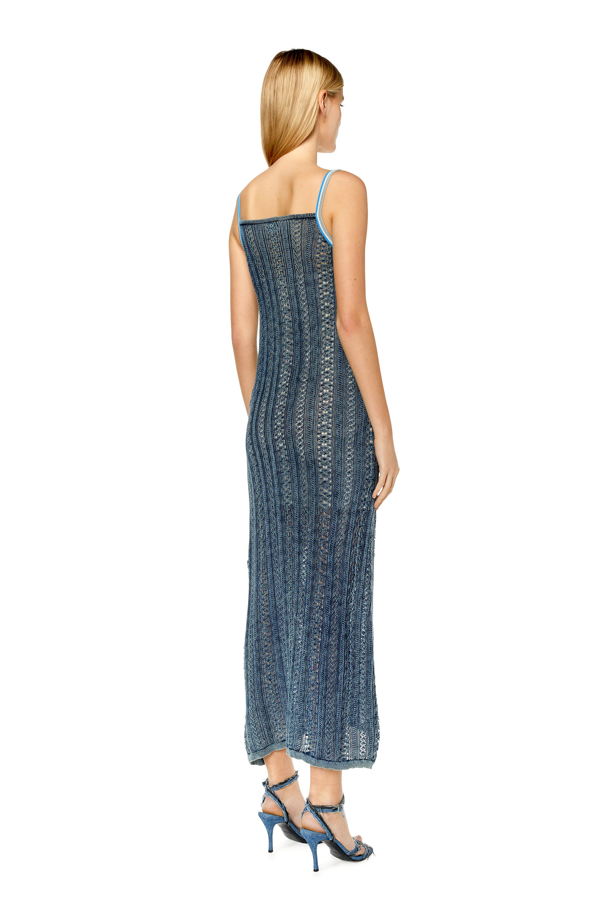 M-ILDRED Woman: Long dress in cotton pointelle-knit | Diesel