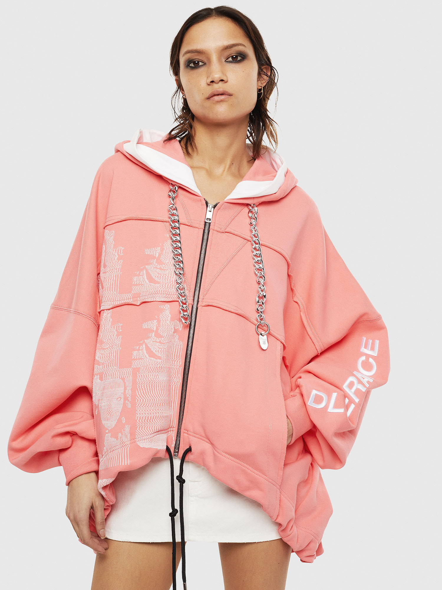 F-BAILEY Woman: Embellished hoodie with