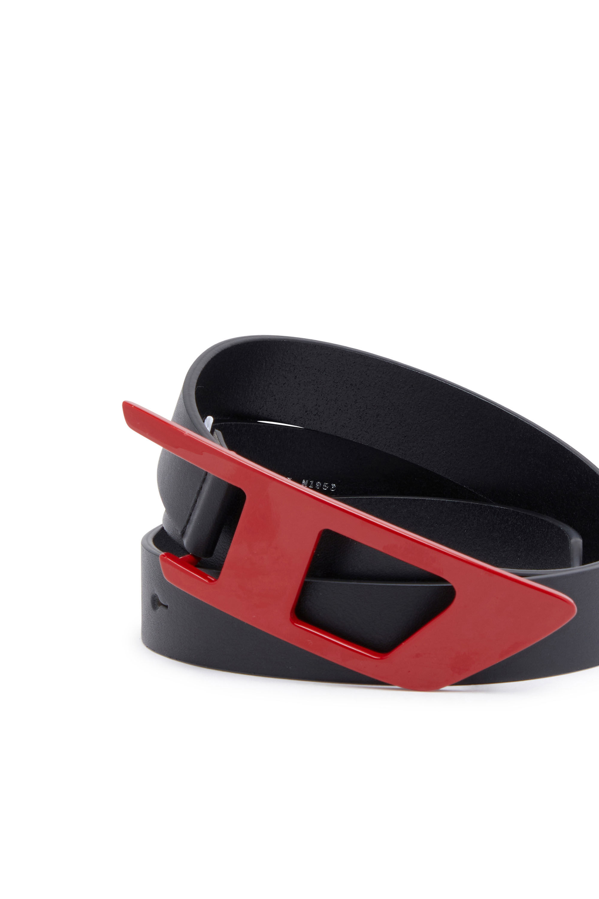 t*t様 DIESEL D buckle belt Men's Slim leather belt with D buckle | Diesel B-DLOGO II