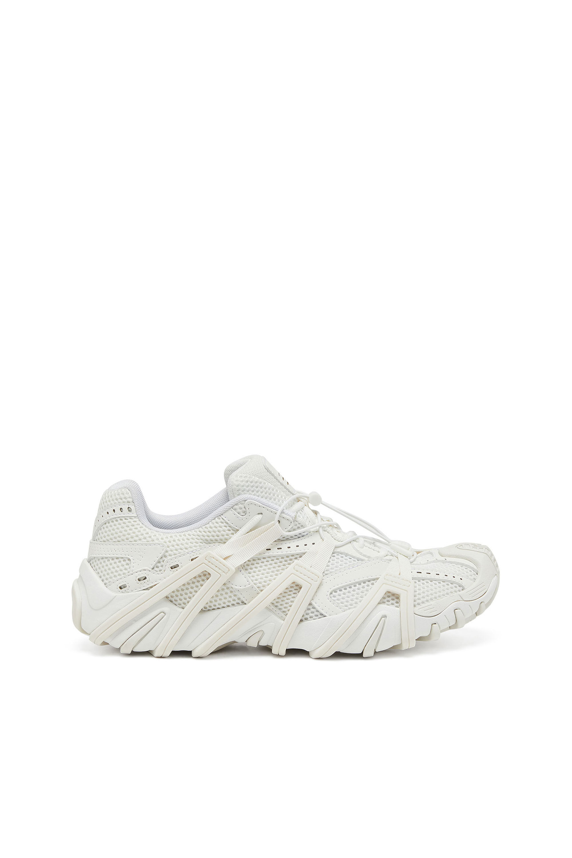 最低価格の Men's S-Prototype Cr-Mesh and PU sneakers with double lacing 靴