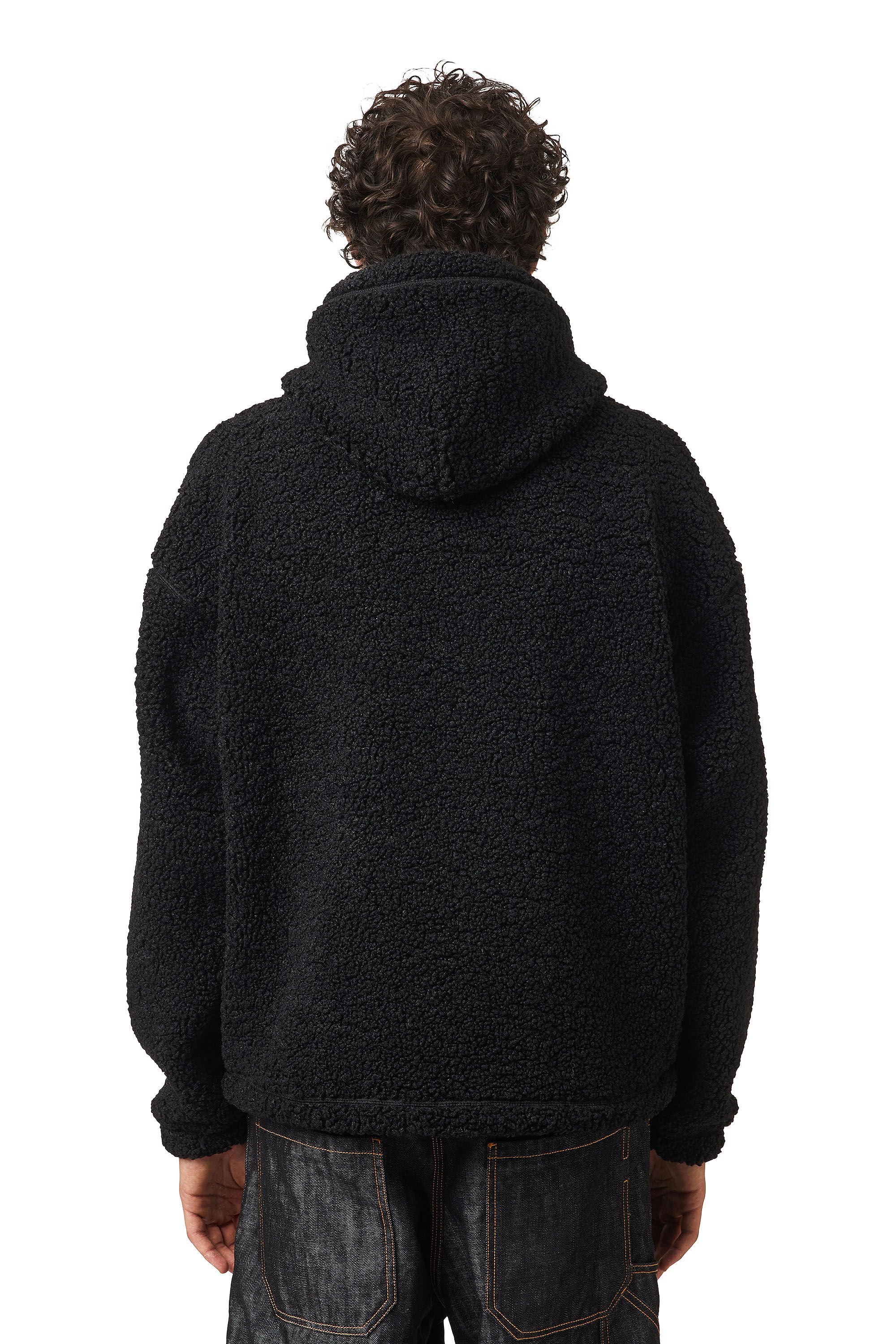 Wood wood sherpa hoodie hotsell