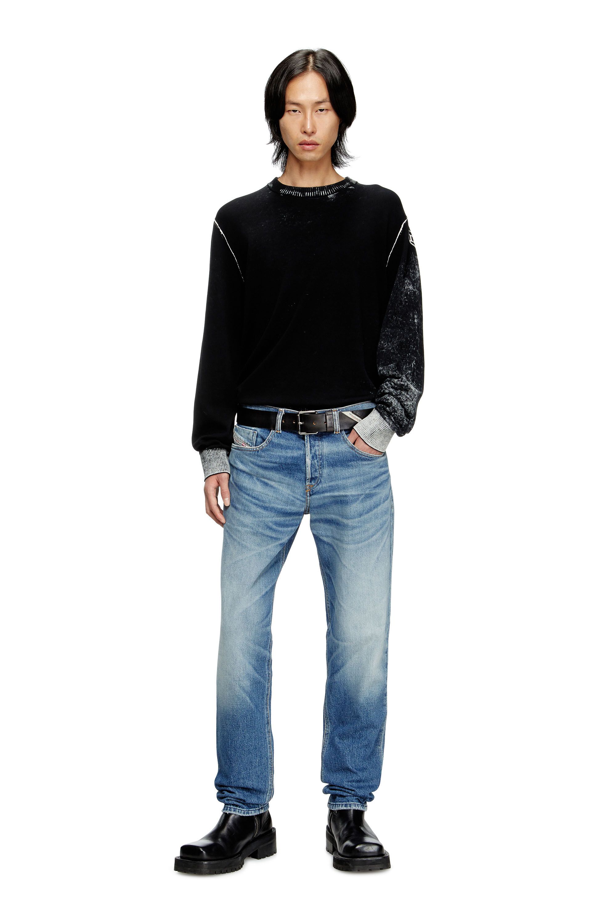 Diesel - Regular Jeans 2023 D-Finitive 09M12 Hombre, Azul medio - 1