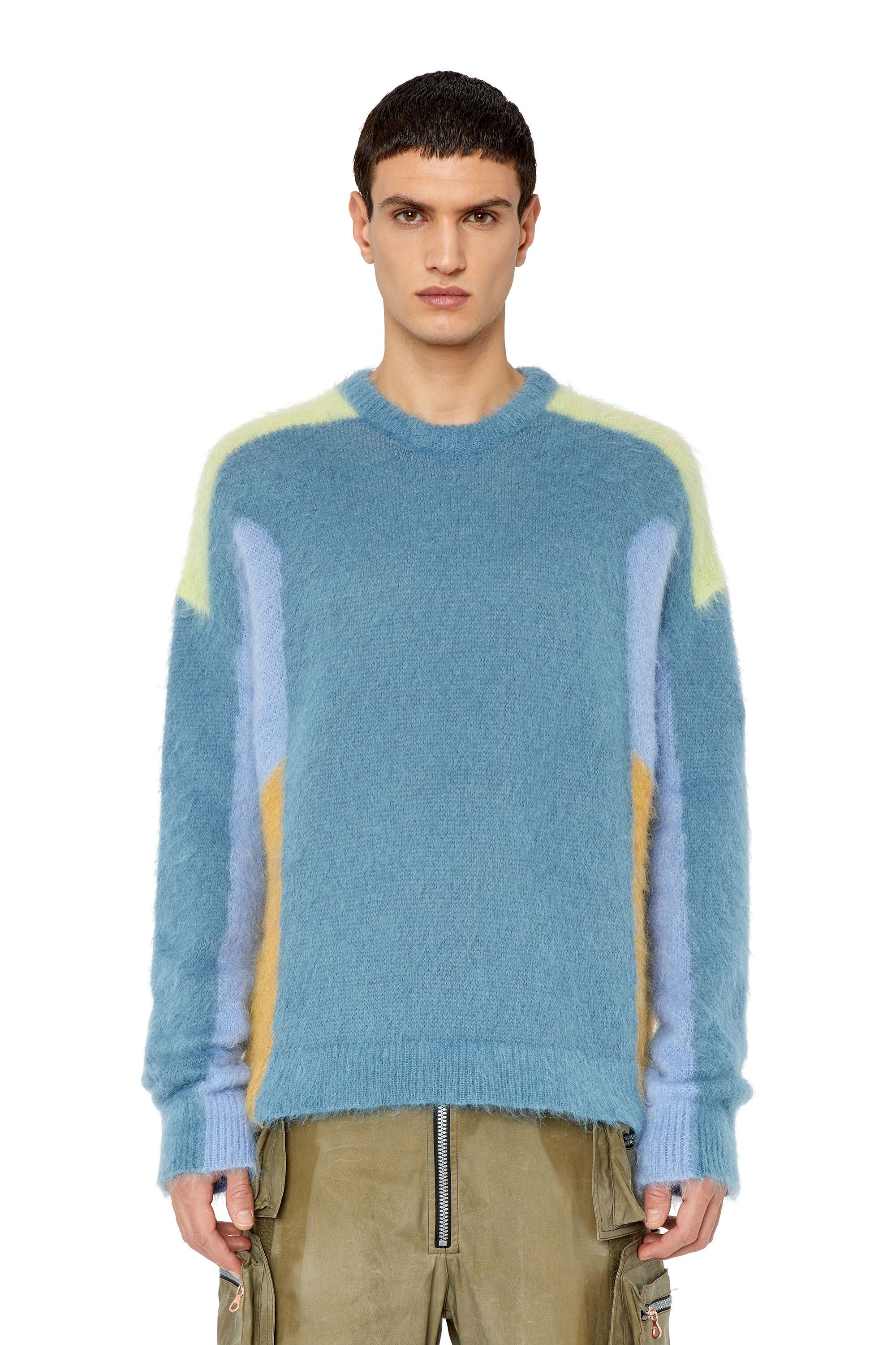 【送料&関税込】Diesel K-karin Sweater Diesel K-Karin Sweater - Blue - Men | A175120ANAH8AT | thebs.com
