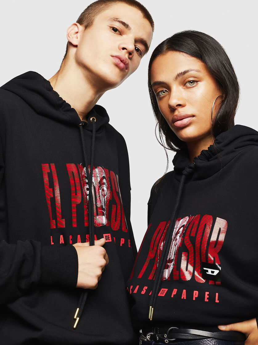 Lcp S Alby Elprofeso El Profesor Hoodie Diesel X La Casa De Papel