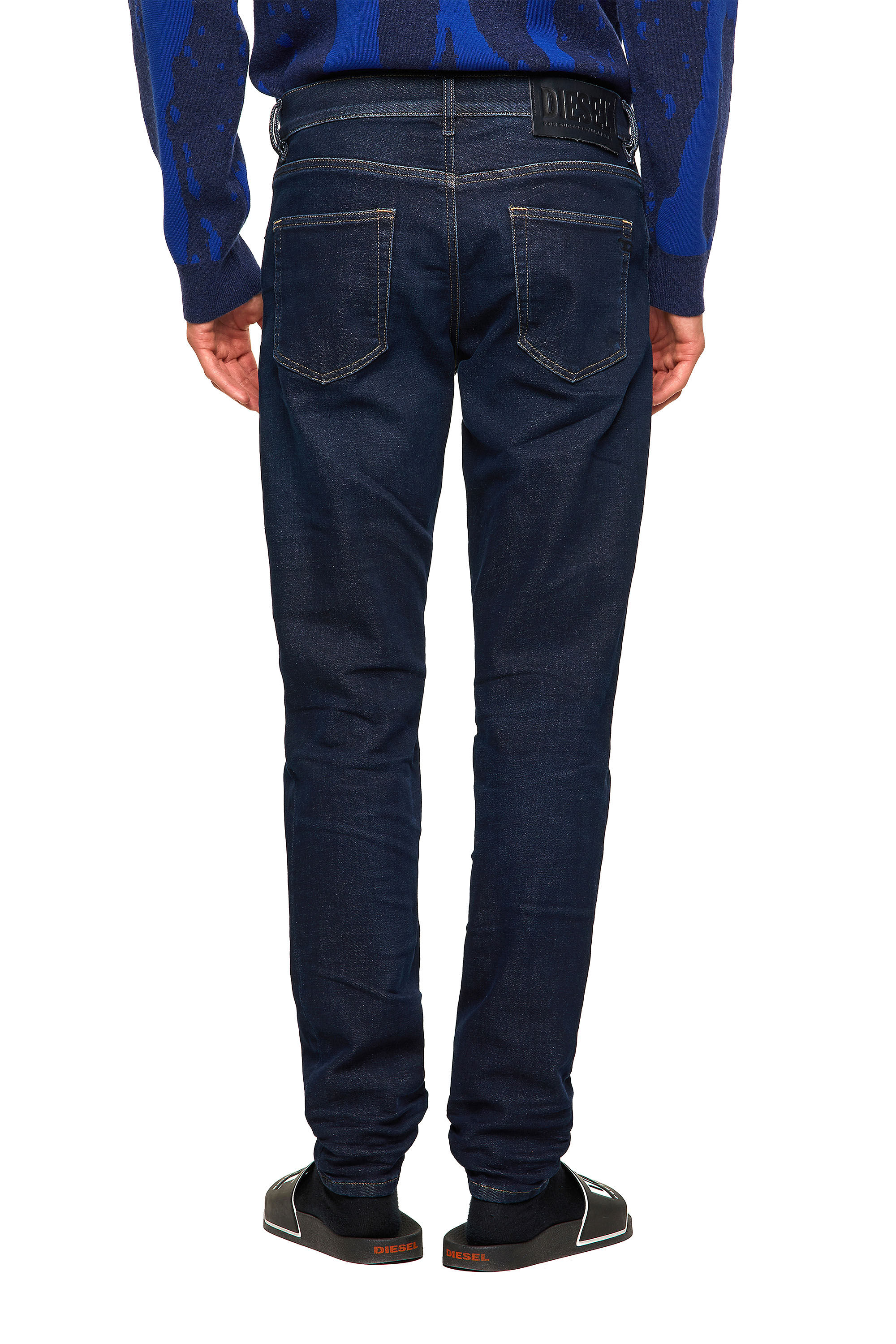 Diesel - D-Strukt Slim JoggJeans® Z69VI, Dark Blue - Image 4