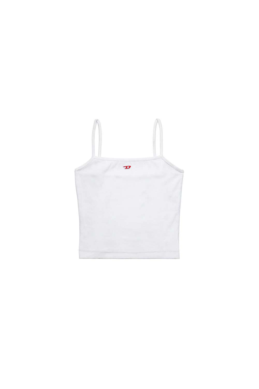Camiseta recortada con tirantes con logotipo de la letra D