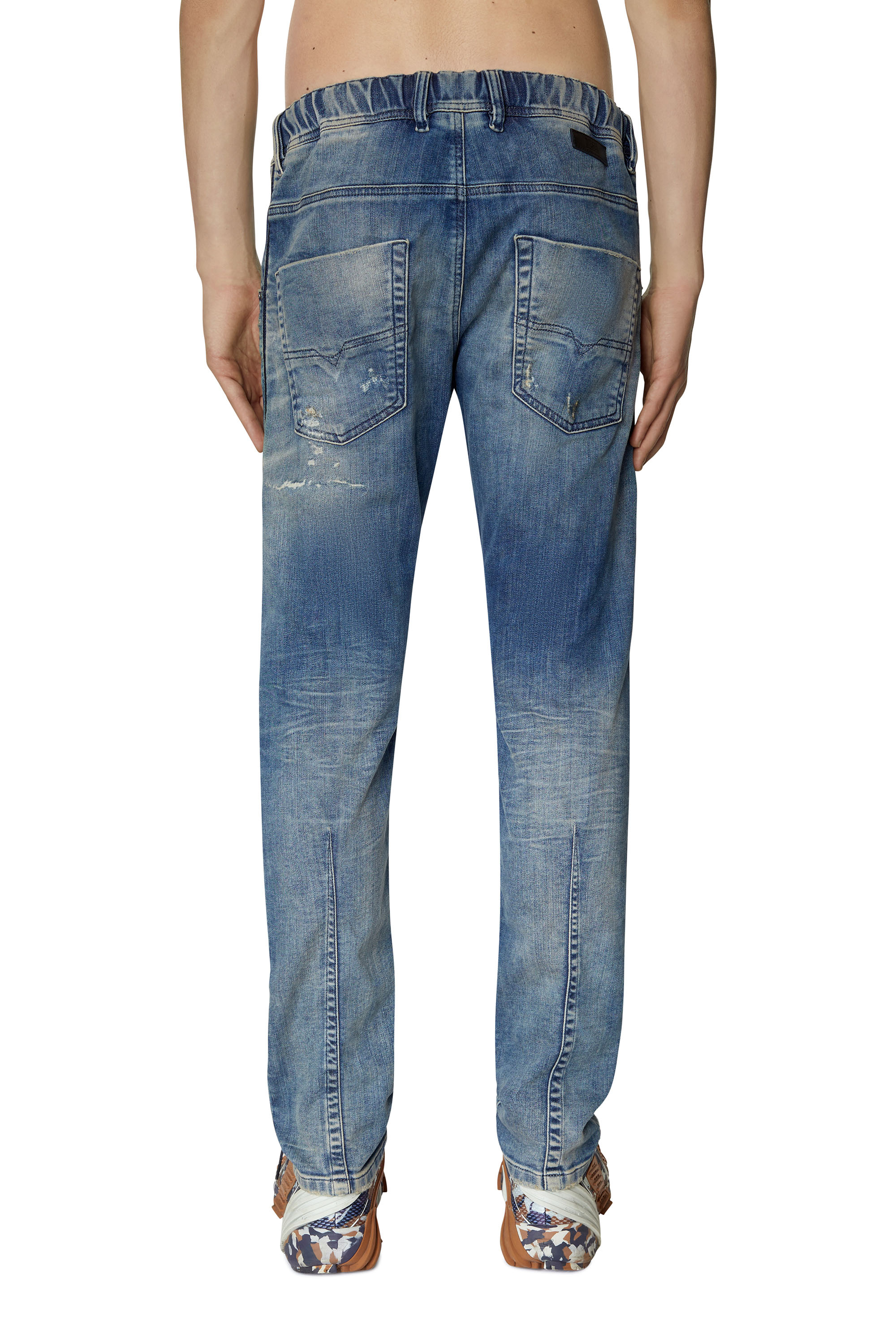 Krooley JoggJeans® 09E09 Man: Tapered Medium blue Jeans | Diesel