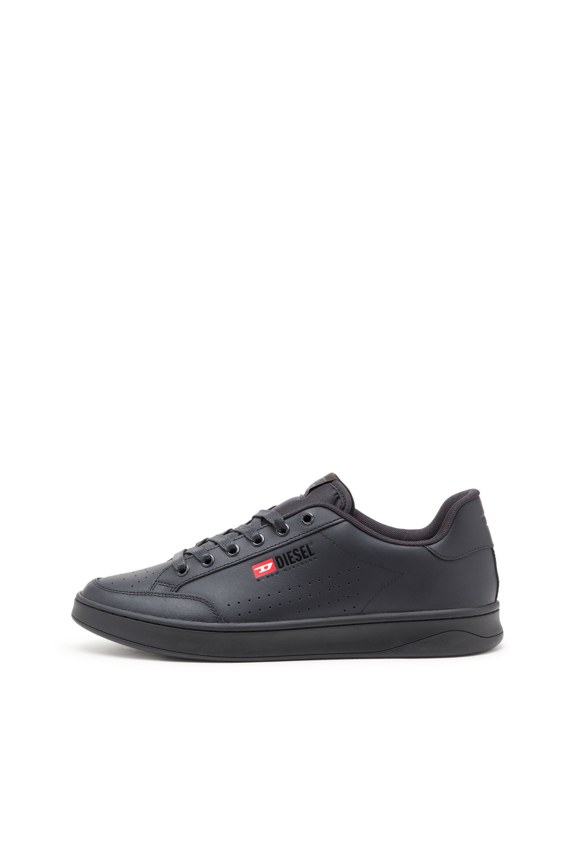 Diesel - S-ATHENE VTG, Man S-Athene-Low-top sneakers in leather and nylon in Black - Image 7