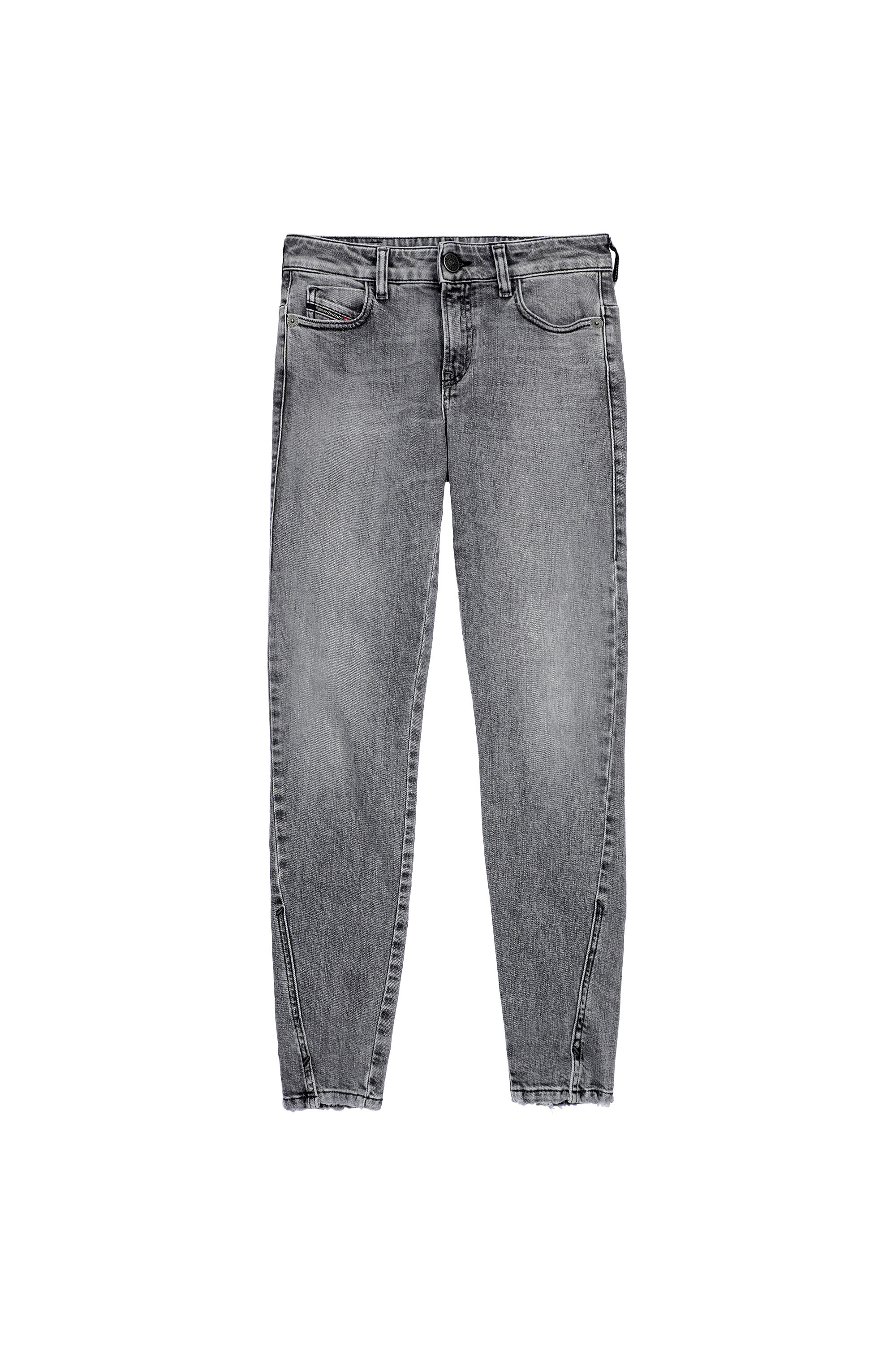 Diesel - D-Jevel Slim Jeans 09A72, Light Grey - Image 7