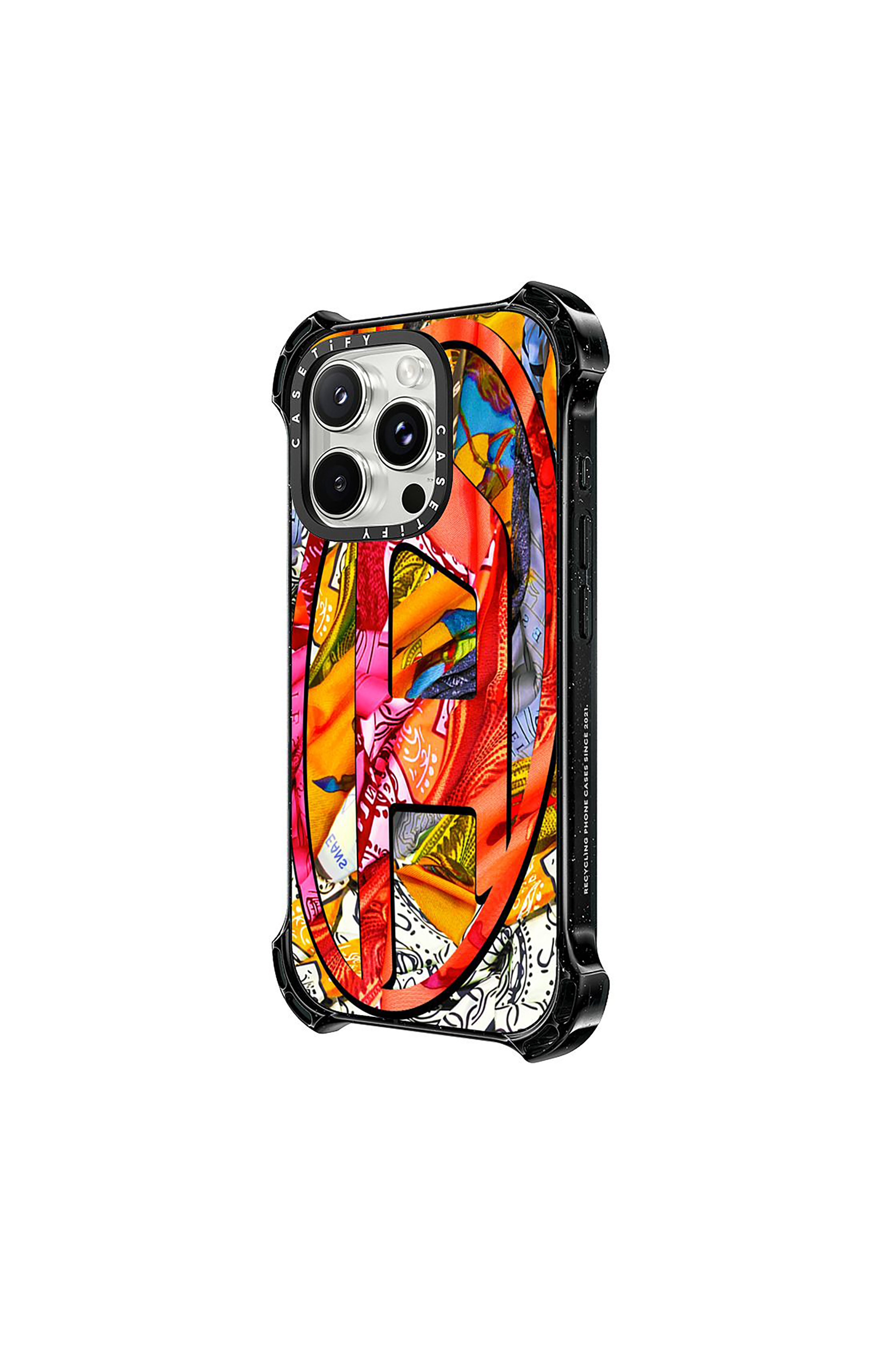 Diesel - 60314 CASETIFY MOULDED CASE, Unisex's Bandana Case iPhone 16 Pro in Multicolor - 3