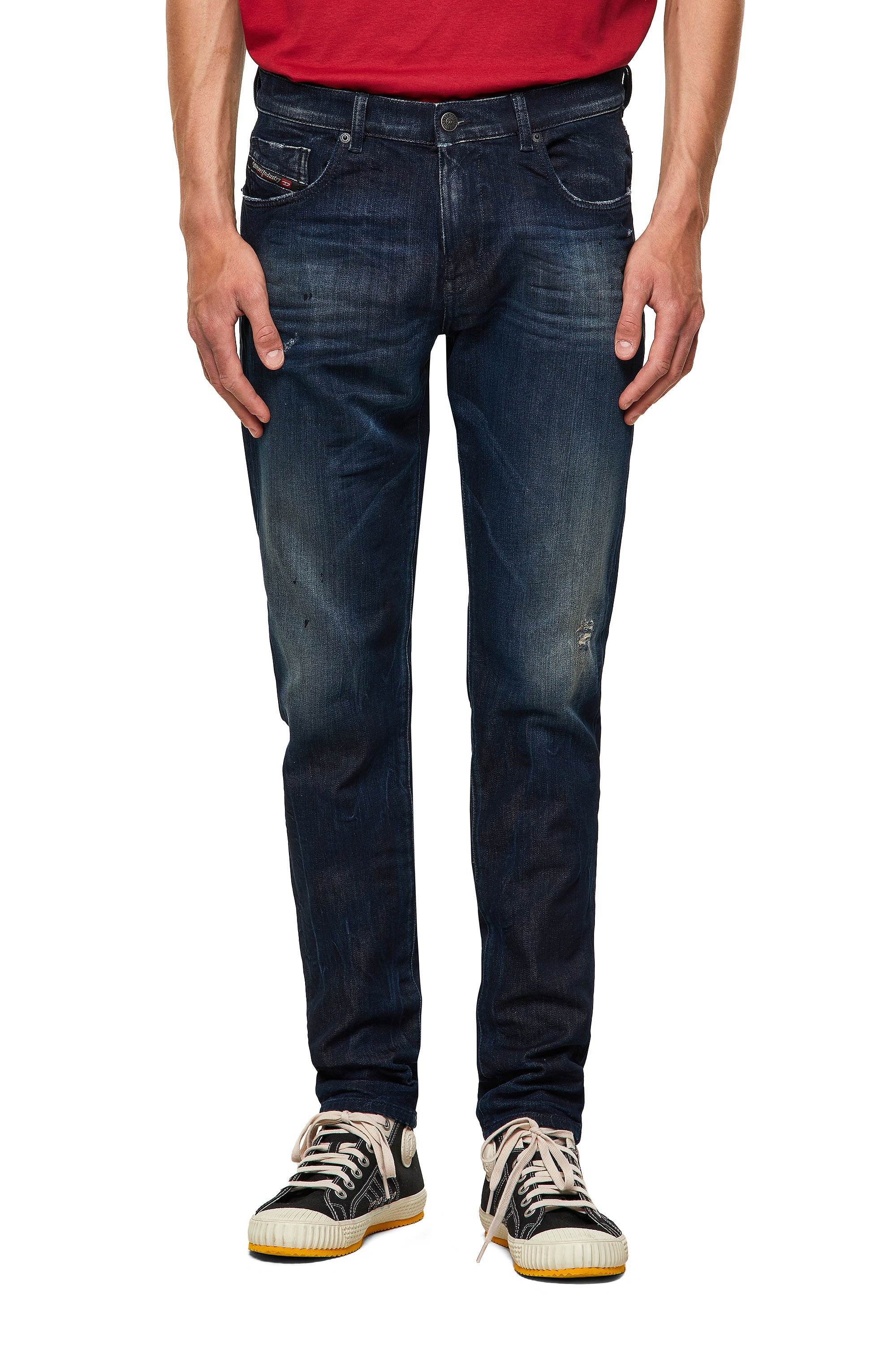 Diesel - D-Strukt Slim JoggJeans® 09B50, Dark Blue - Image 1