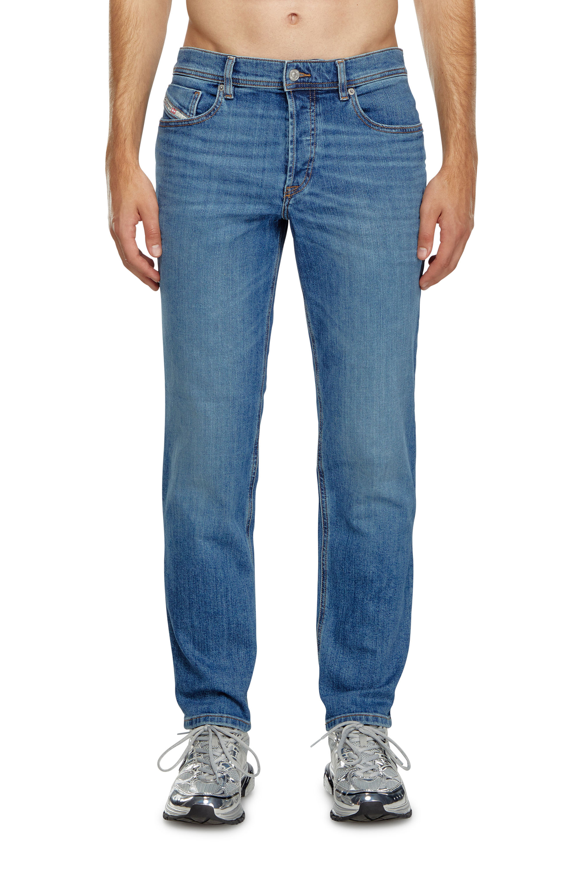 Diesel - Regular Jeans 2023 D-Finitive 0KIAL Hombre, Azul Claro - 2