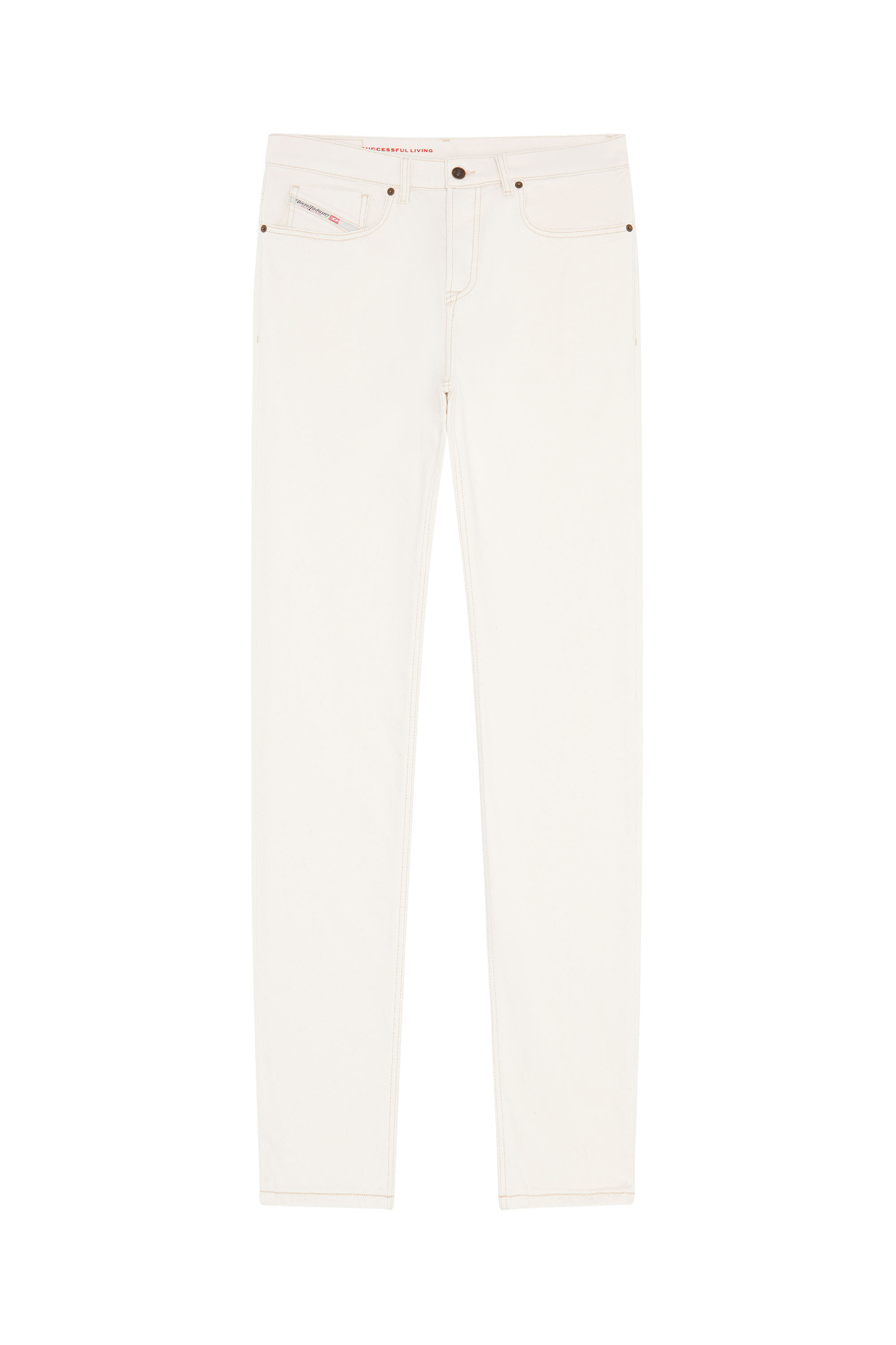 Diesel - 2005 D-FINING 09B94 Tapered Jeans, White - Image 1