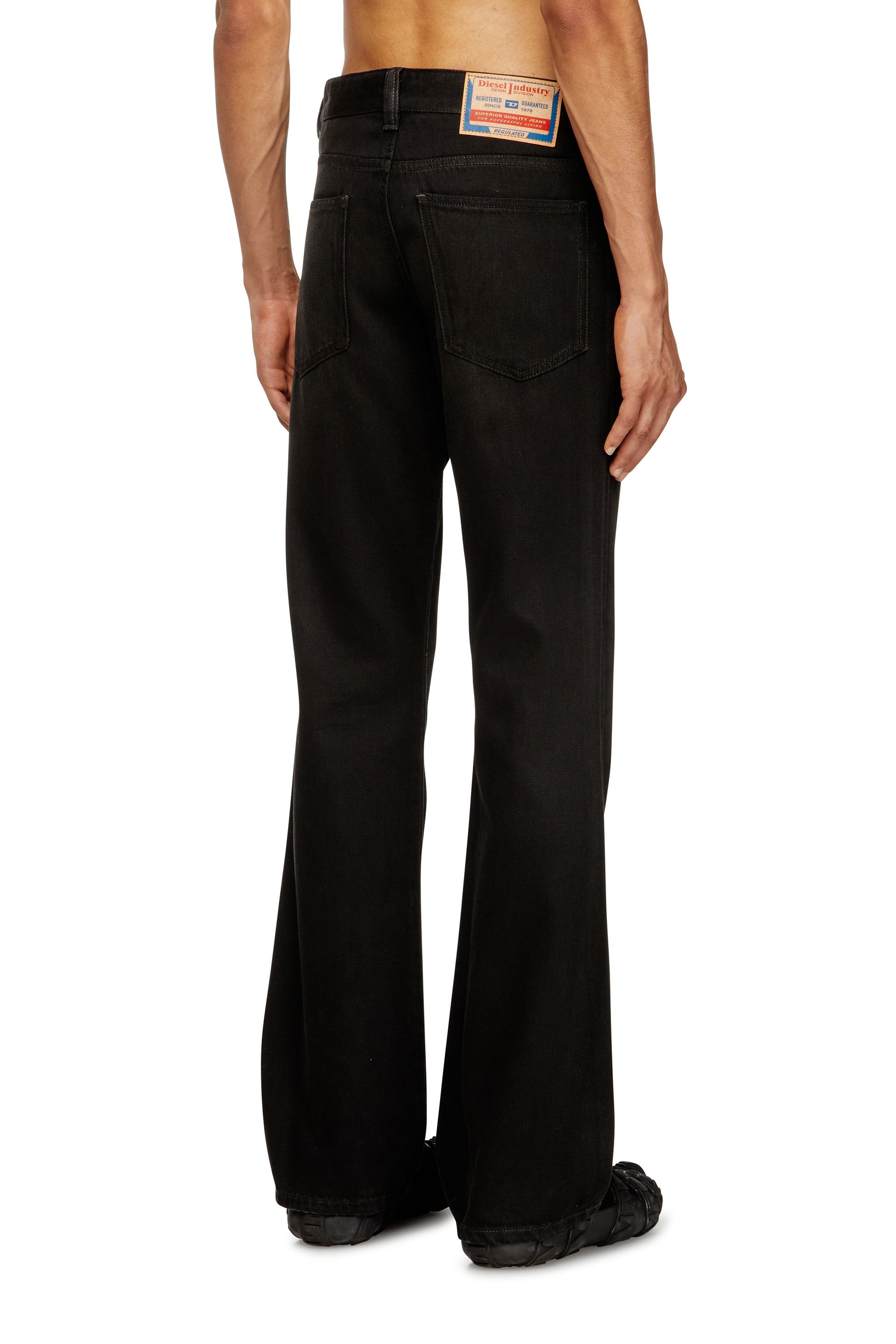 Diesel - Bootcut Jeans 1998 D-Buck 09M20 Hombre, Negro/Gris oscuro - 4