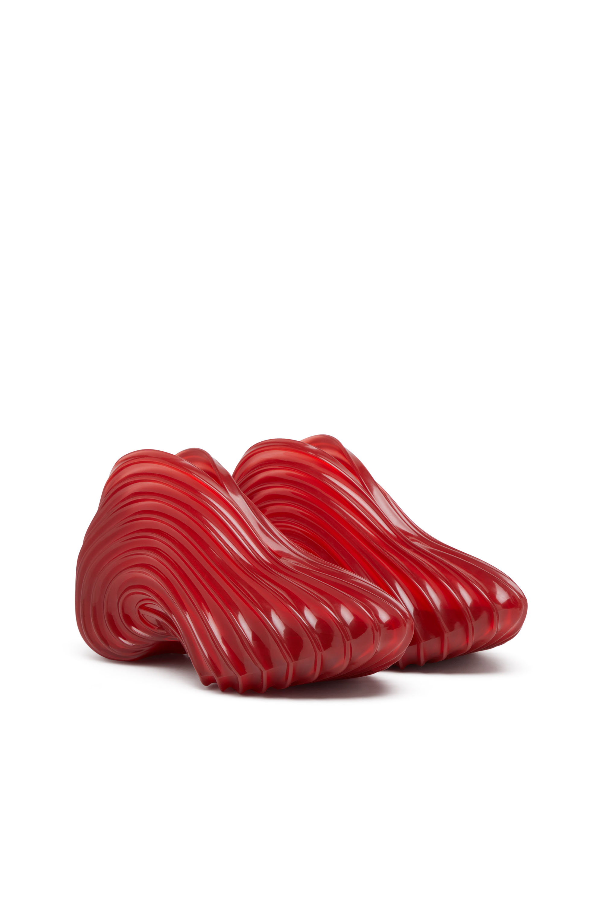 Diesel - MELISSA QUANTUM SNEAKERS X, Unisex's Slip-on sneaker in Melflex® in Red - 4