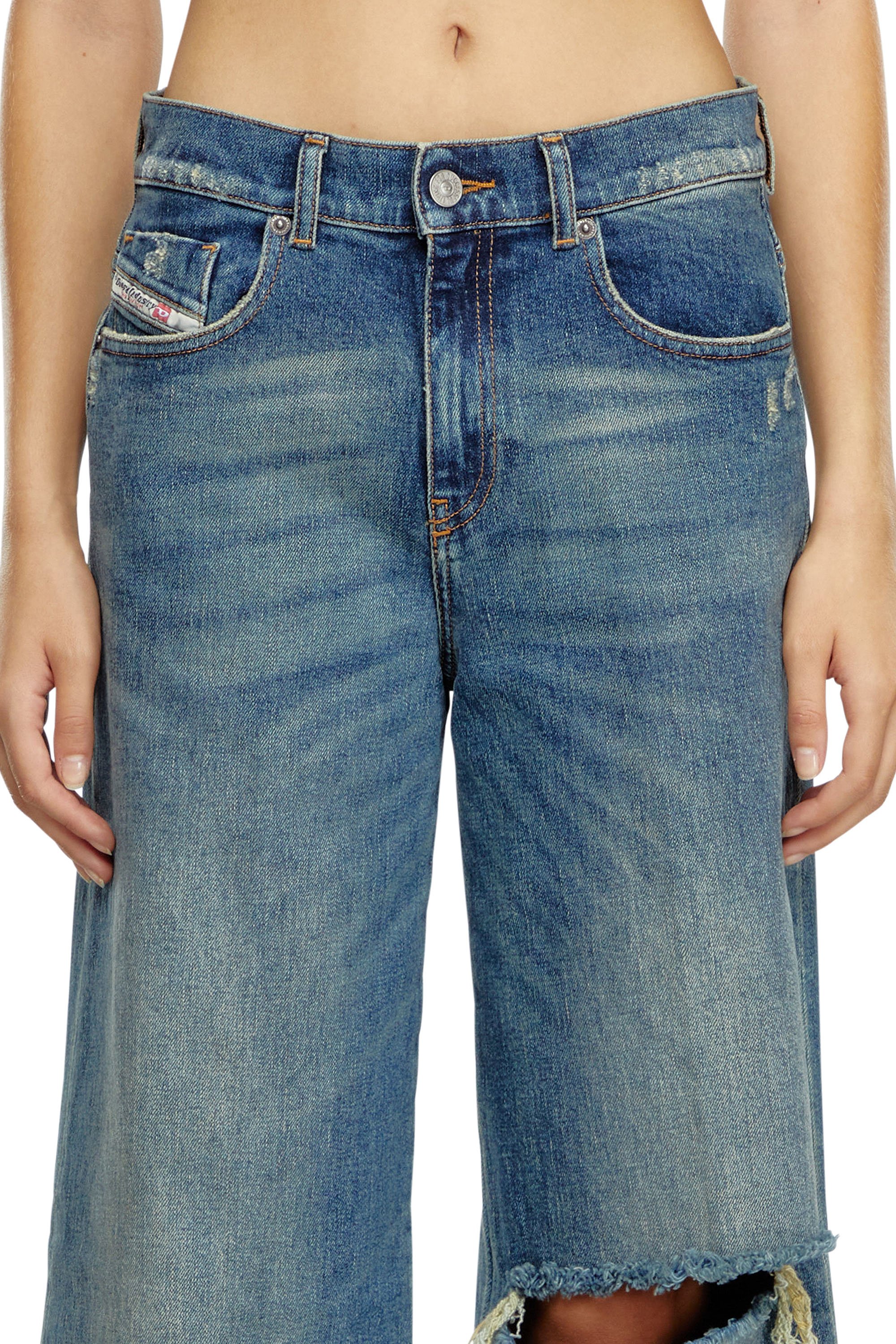 Diesel - Flare Jeans 1978 D-Akemi 007M5 Mujer, Azul medio - 4