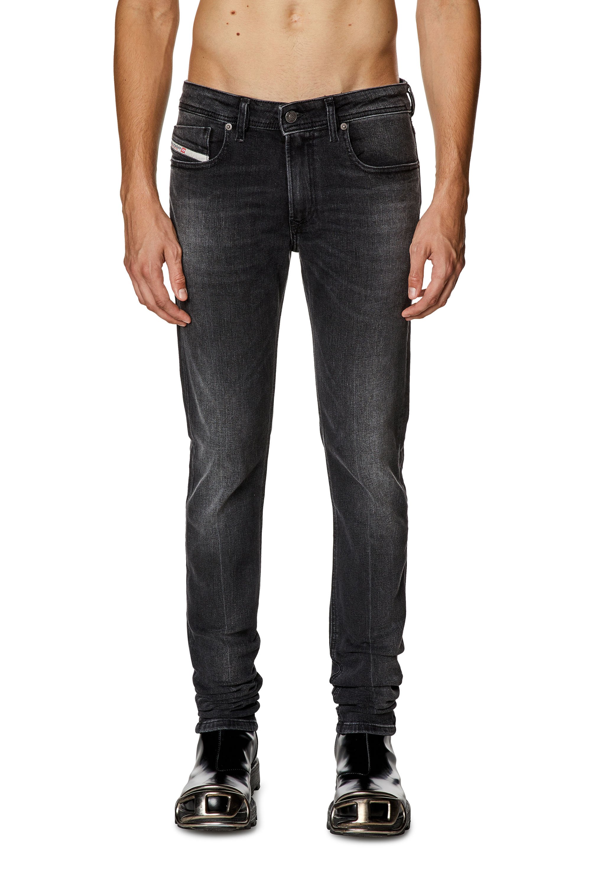 Diesel - Skinny Jeans 1979 Sleenker 0PFAX, Black/Dark grey - Image 2