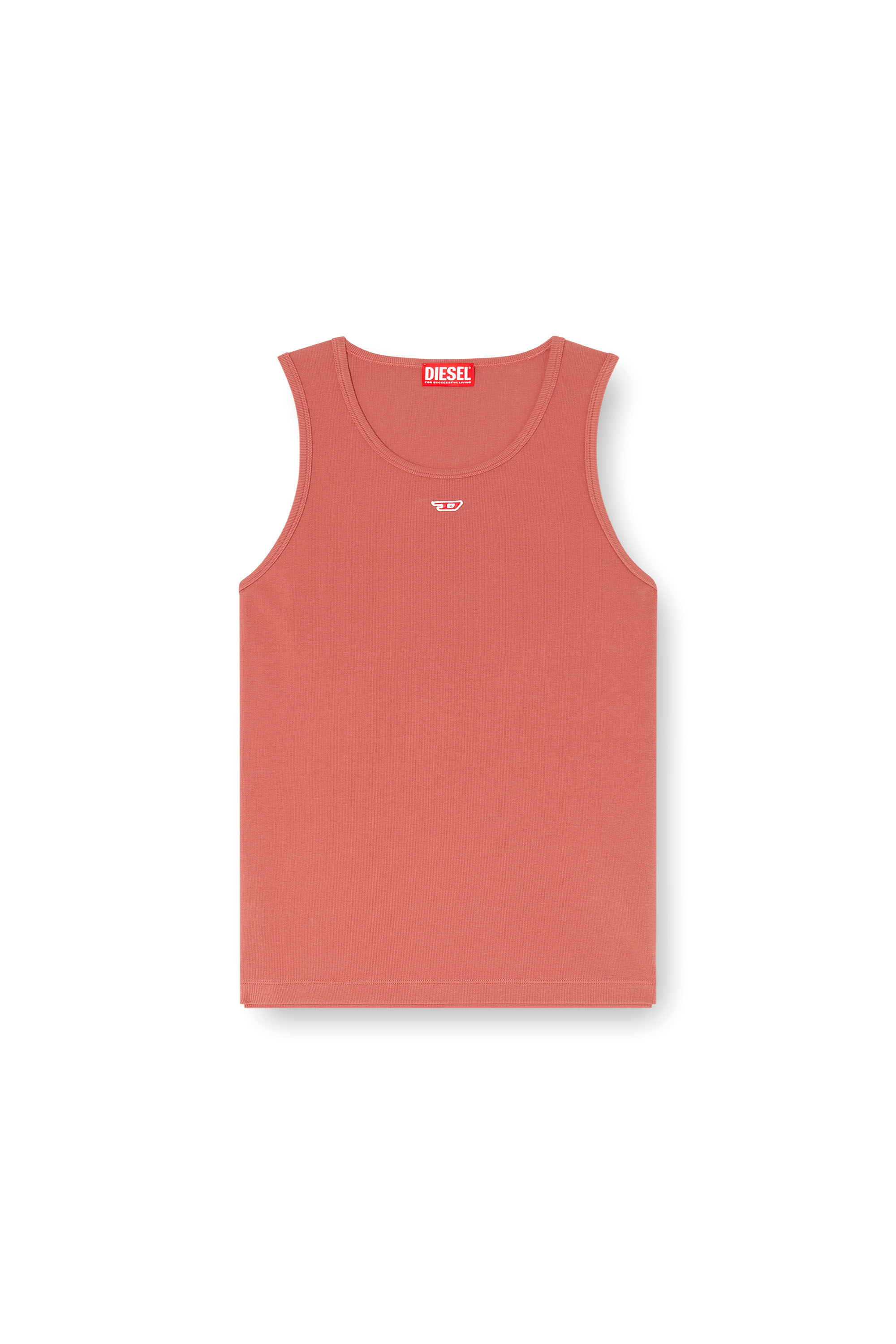 Diesel - T-LIFTY-D, Man's Tank top with mini D logo patch in null - 4