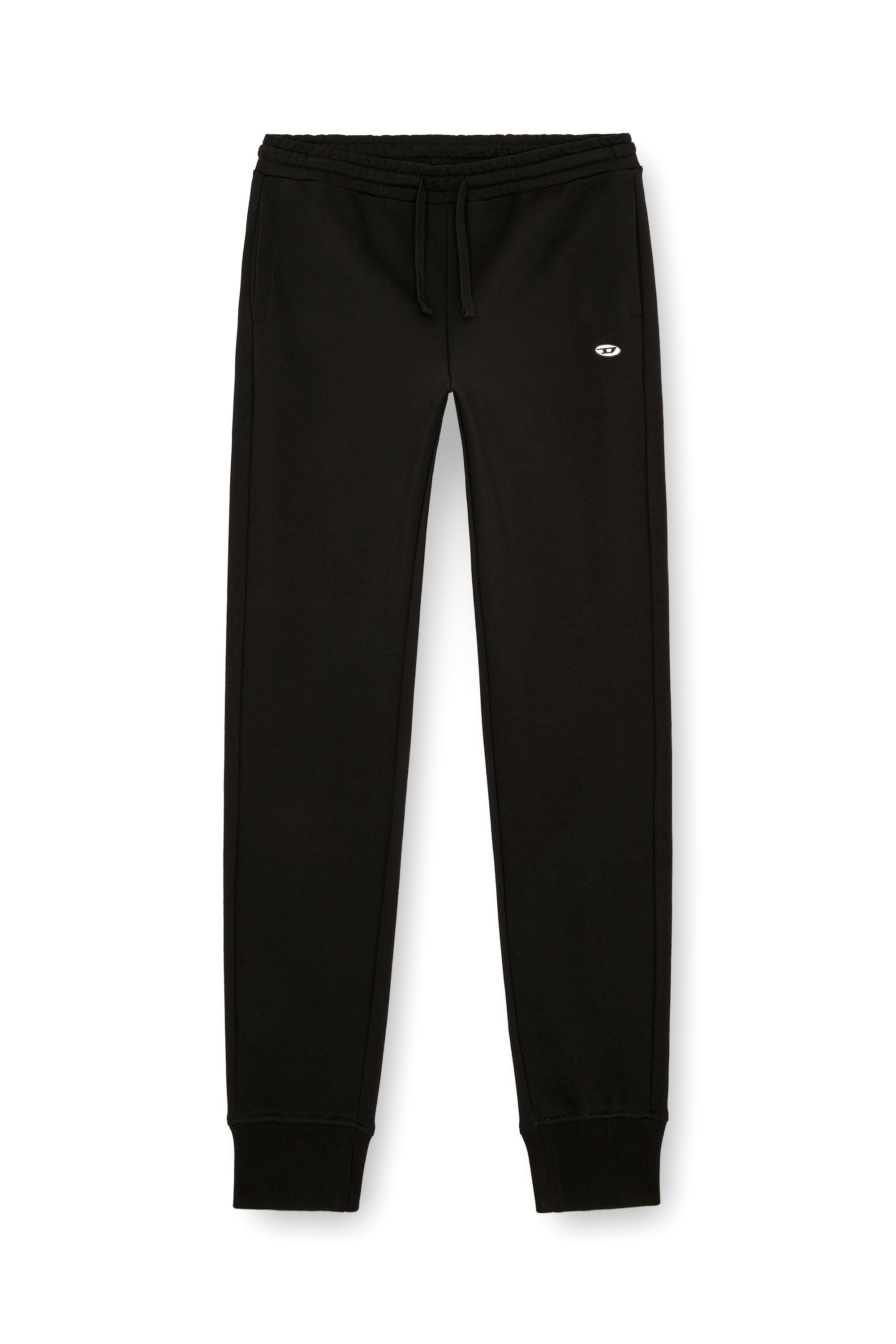 Diesel - P-TARY-DOVAL-PJ, Hombre Pantalones deportivos con parche Oval D in Negro - Image 4