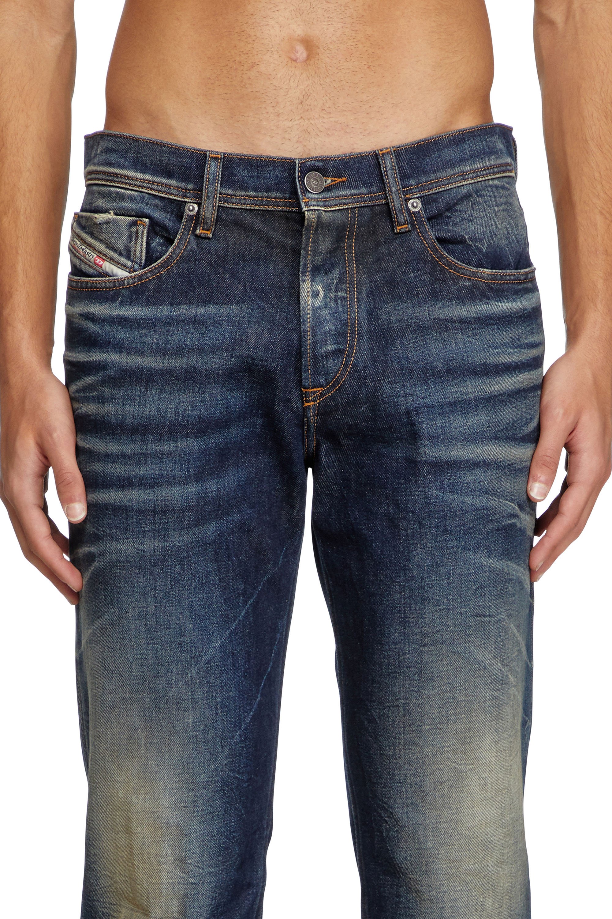 Diesel - Regular Jeans 2023 D-Finitive 09L22 Hombre, Azul Oscuro - 3