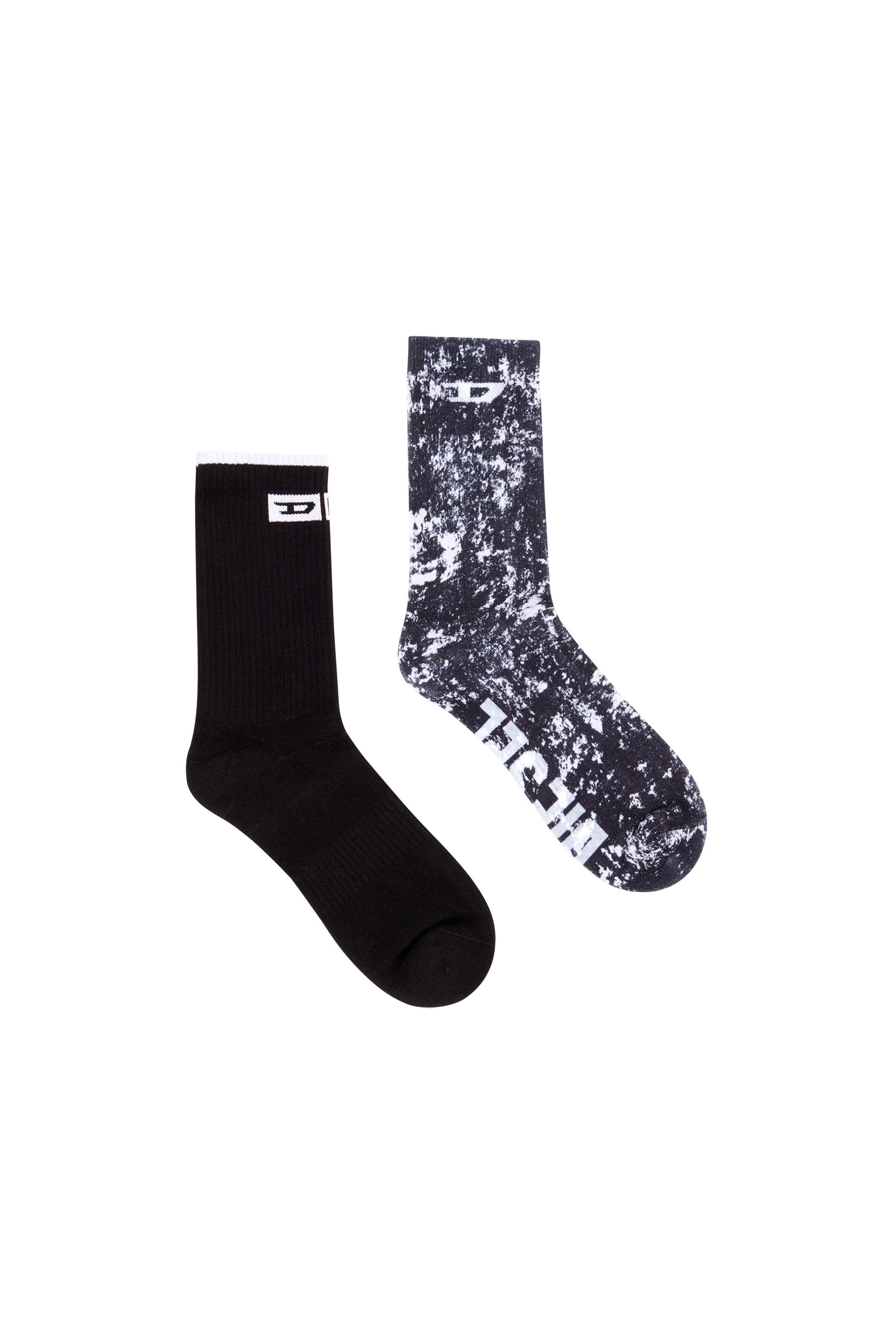 SKM-RAY-TWOPACK, Negro/Gris - Calcetines