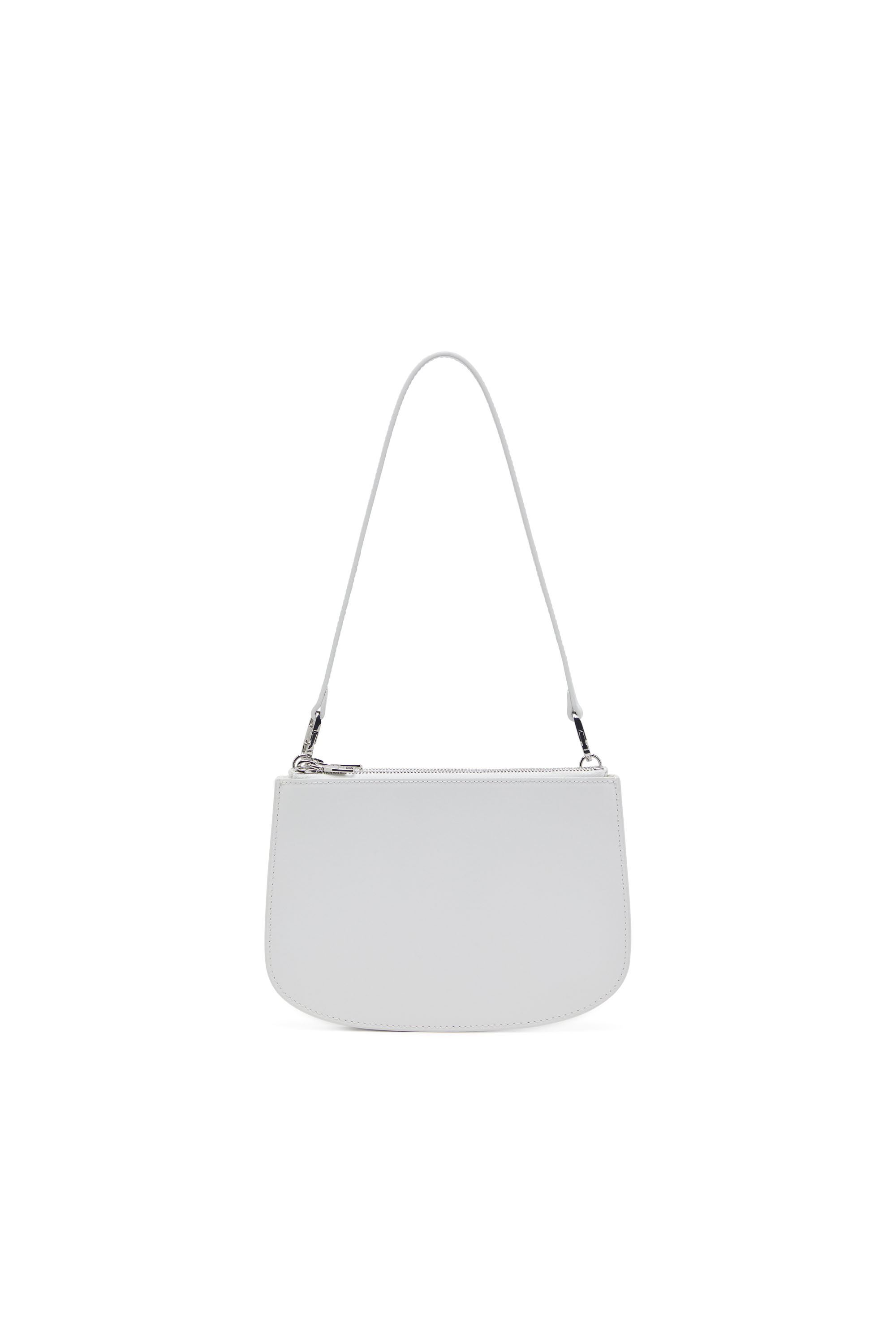 Diesel - 1DR TWIN, Bolso de hombro con doble bolsillo en cuero estampado Mujer in Blanco - 2