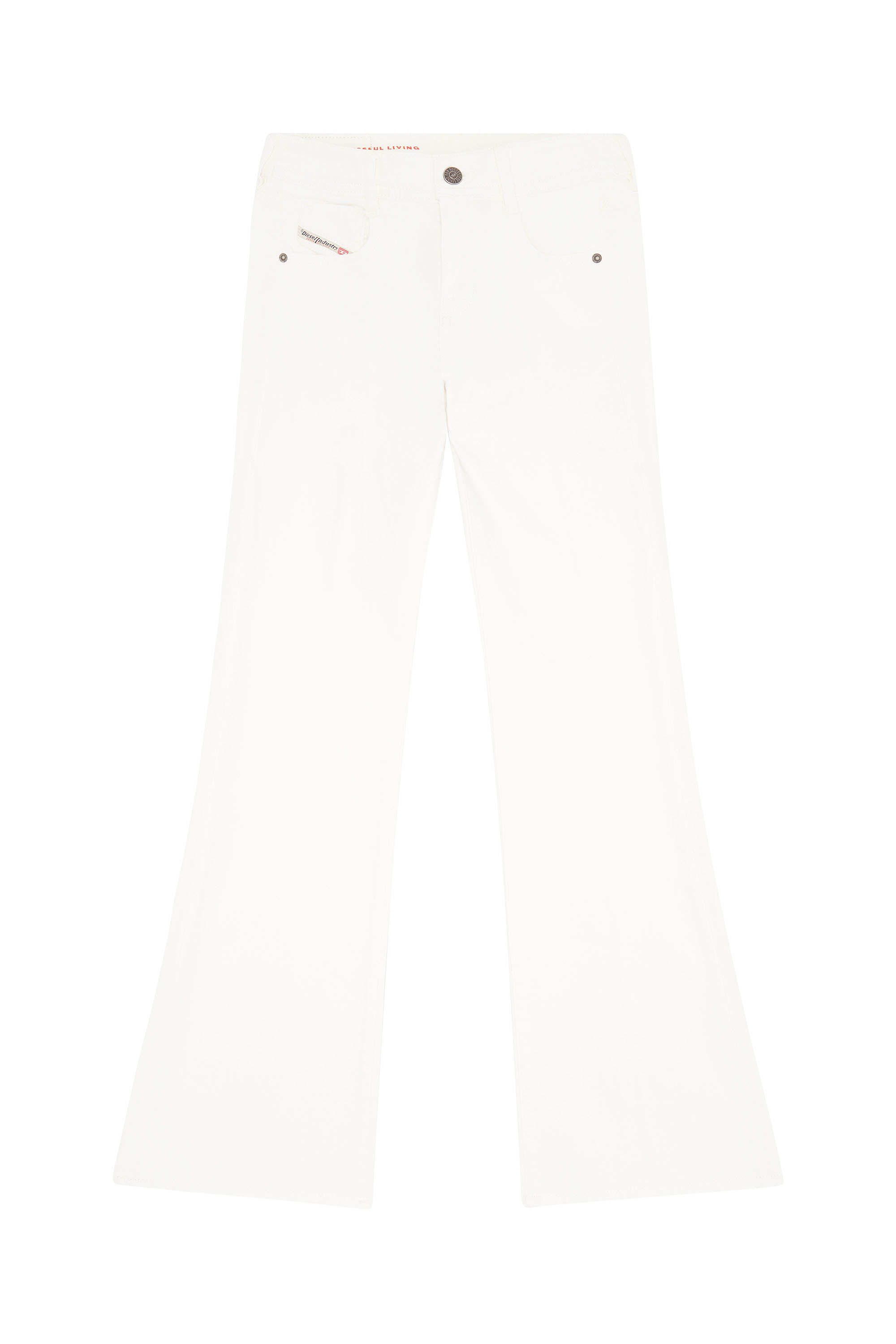 Diesel - 1969 D-EBBEY 09D63 Bootcut and Flare Jeans, Blanco - Image 1