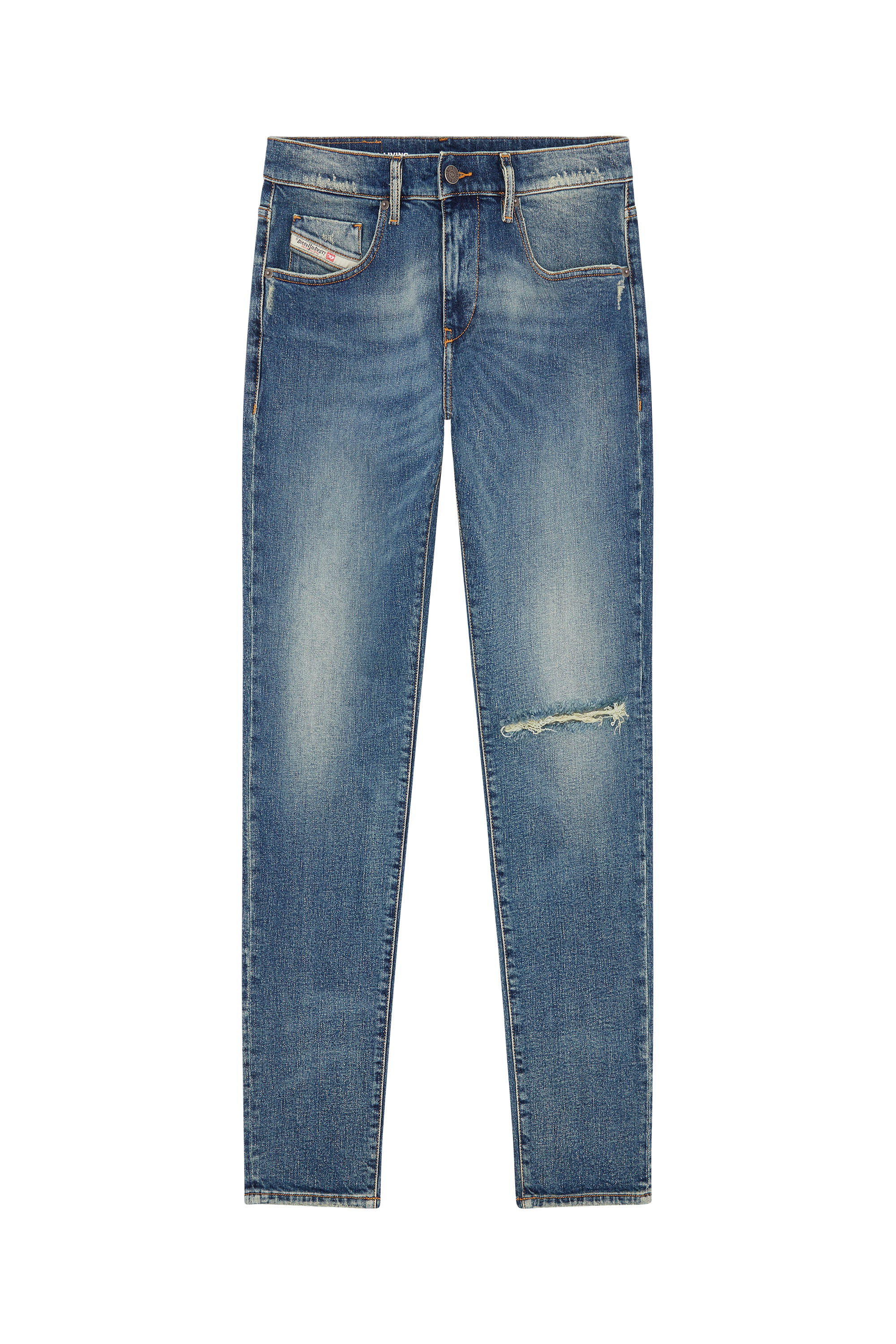 Diesel - Slim Jeans 2019 D-Strukt 007M5, Azul Oscuro - Image 1