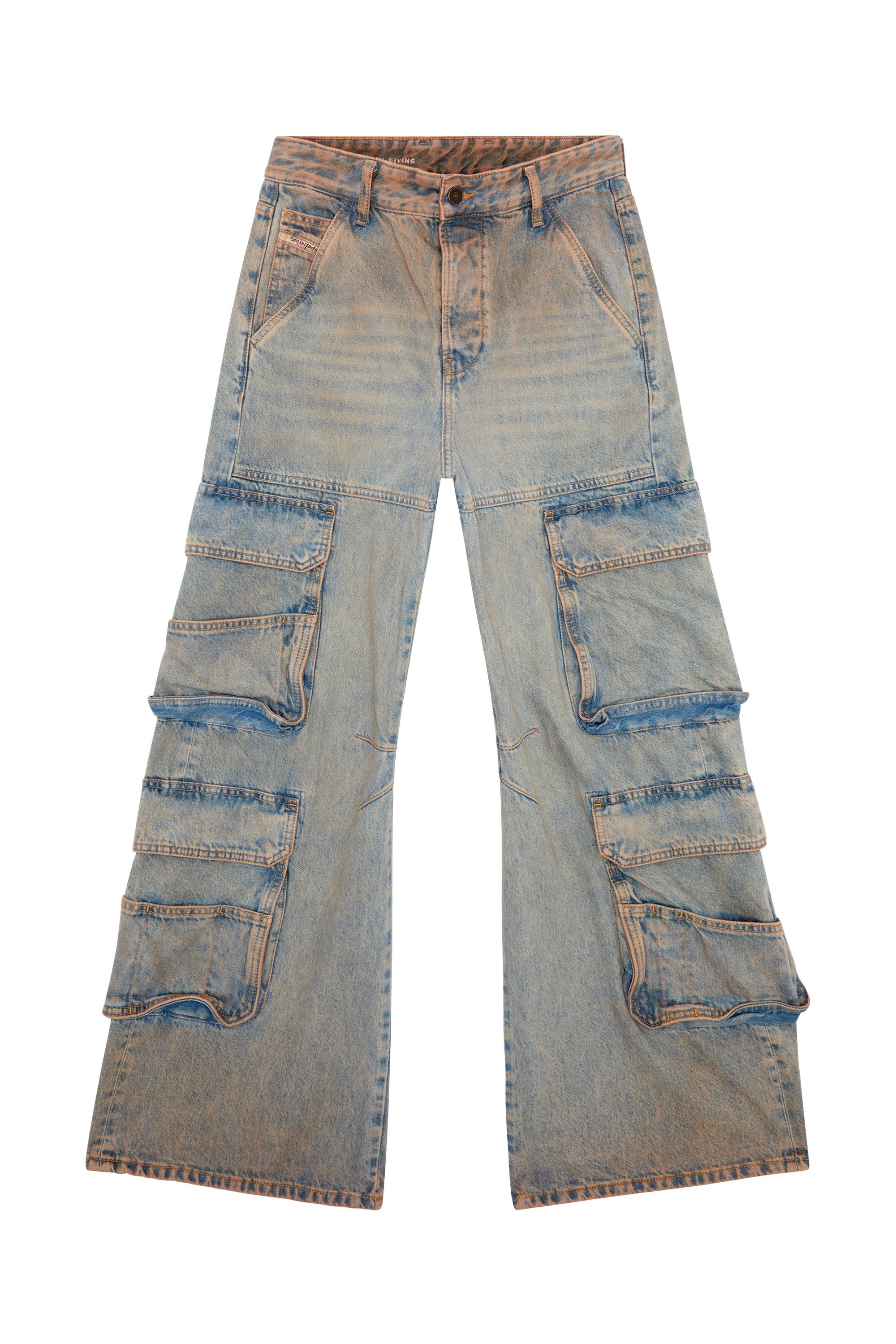 Diesel - Straight Jeans 1996 D-Sire 0KIAI, Azul Claro - Image 5