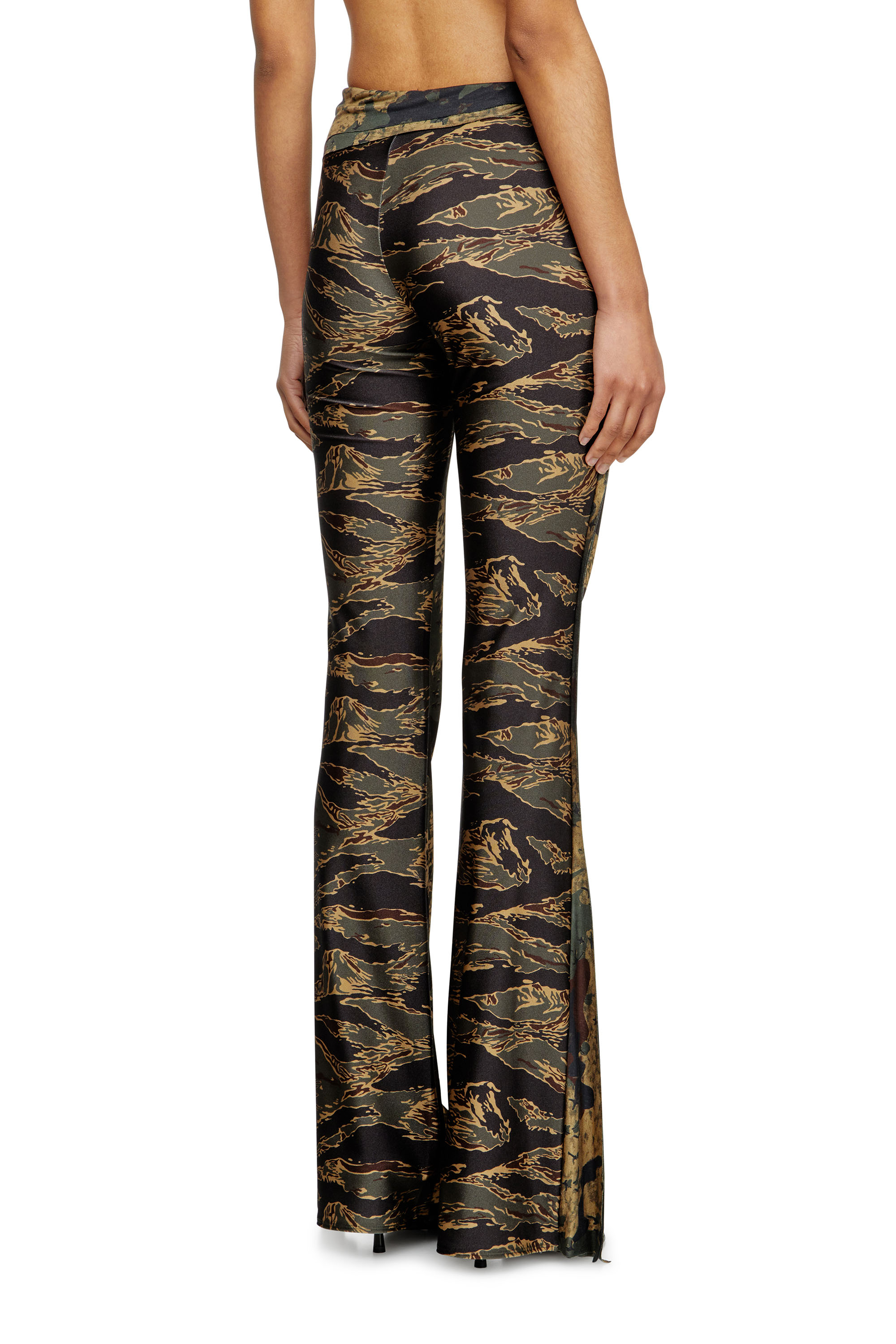 Diesel - P-AFFAL, Woman's Jazz pants with mixed camo prints in null - 3